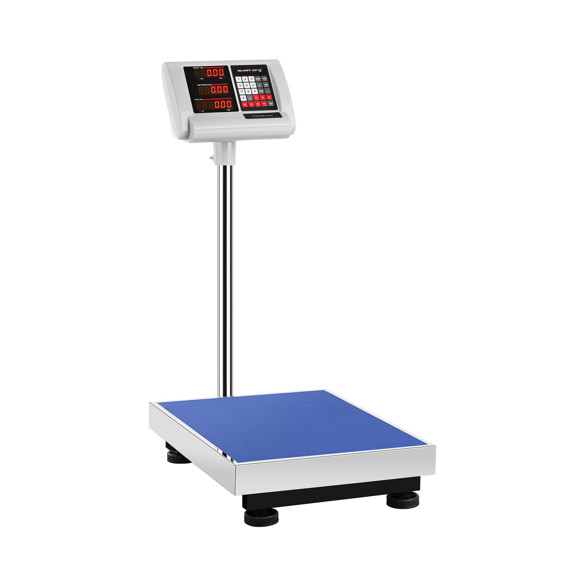 Balance plateforme - 300 kg / 0,05 kg - 50 x 40 cm - LED | Steinberg Systems