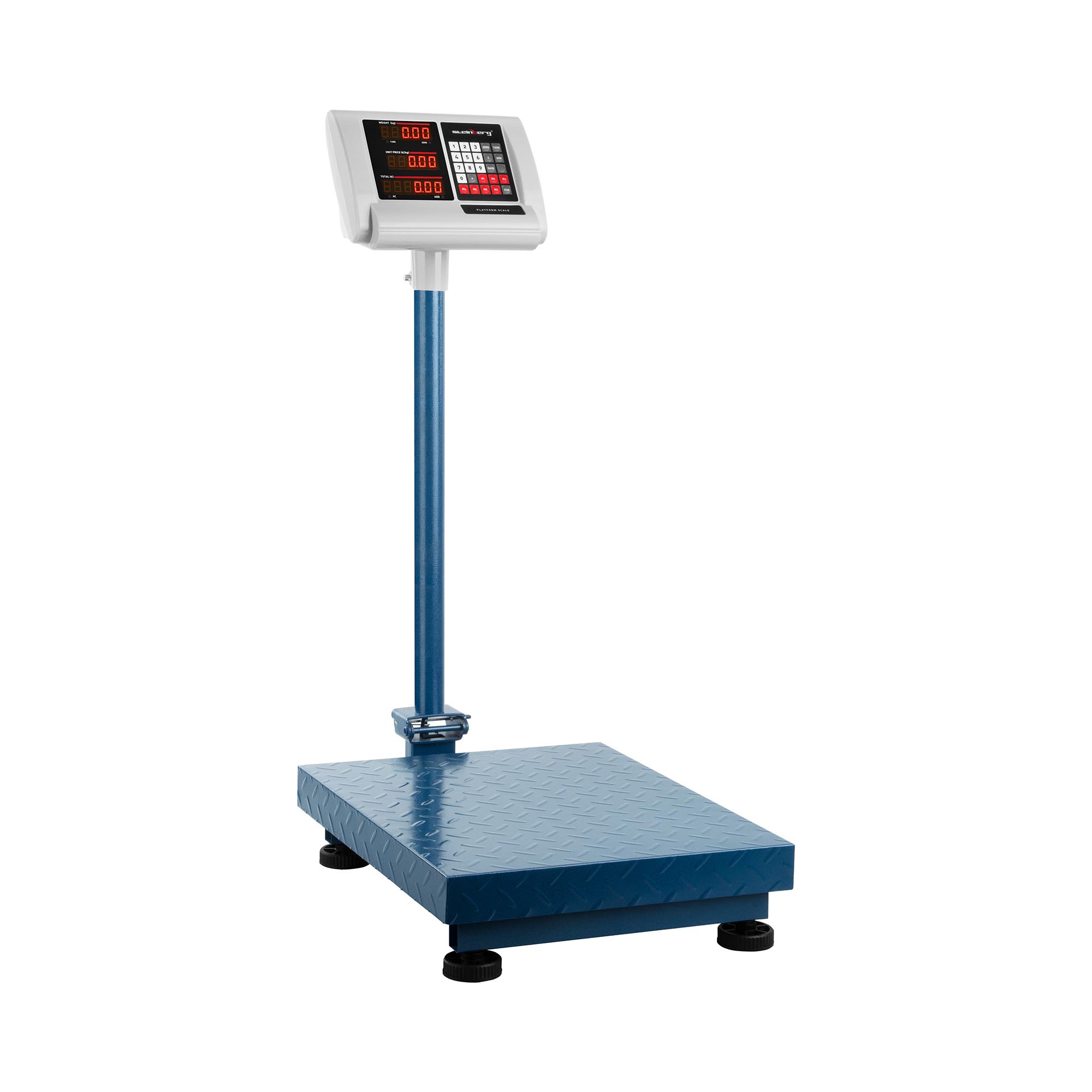 Balance plateforme - 150 kg / 0,01 kg - 40 x 50 cm - rabattable - LED | Steinberg Systems