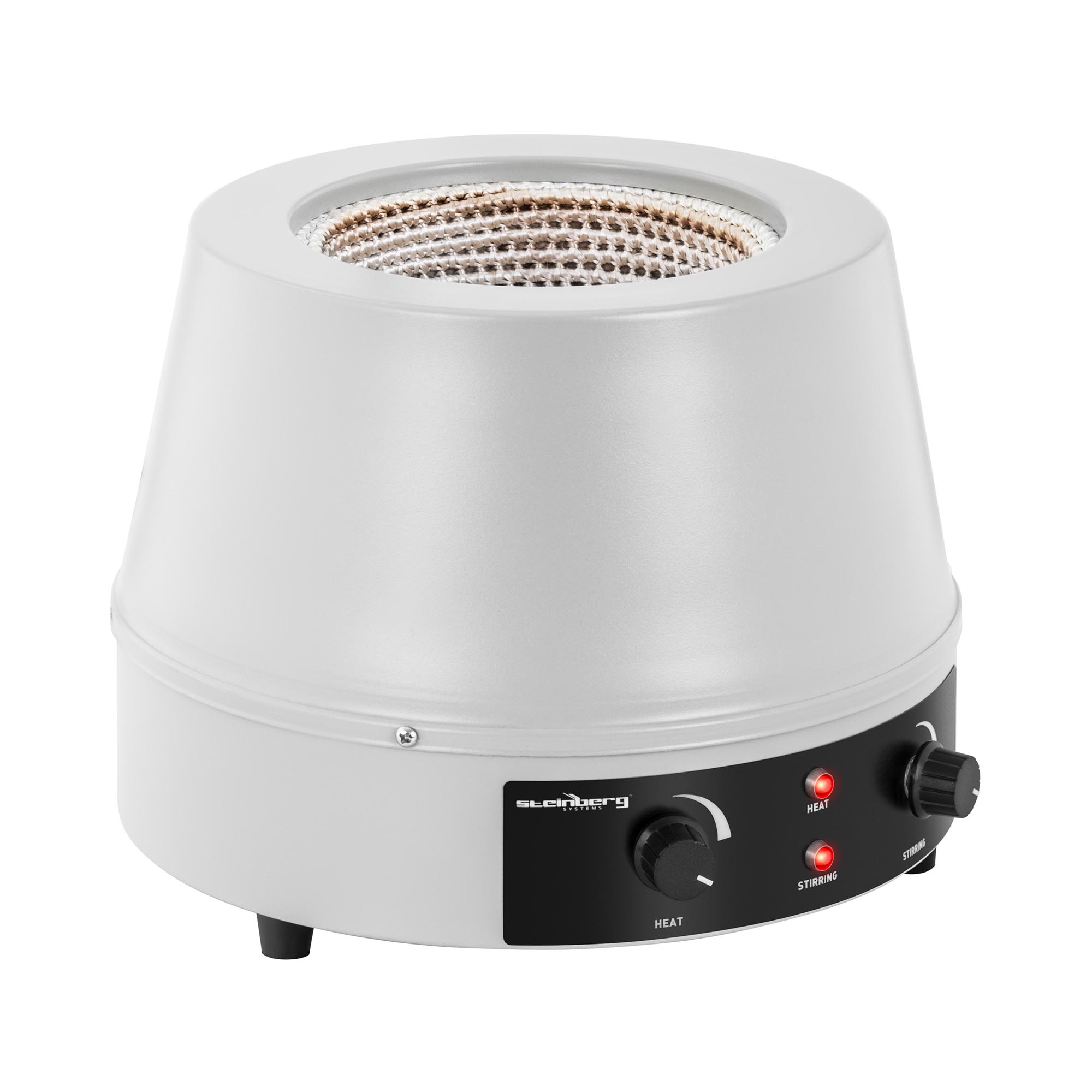 Magneetroerder met verwarmingsmantel - digitaal - kolven met ronde bodem - 1.000 ml