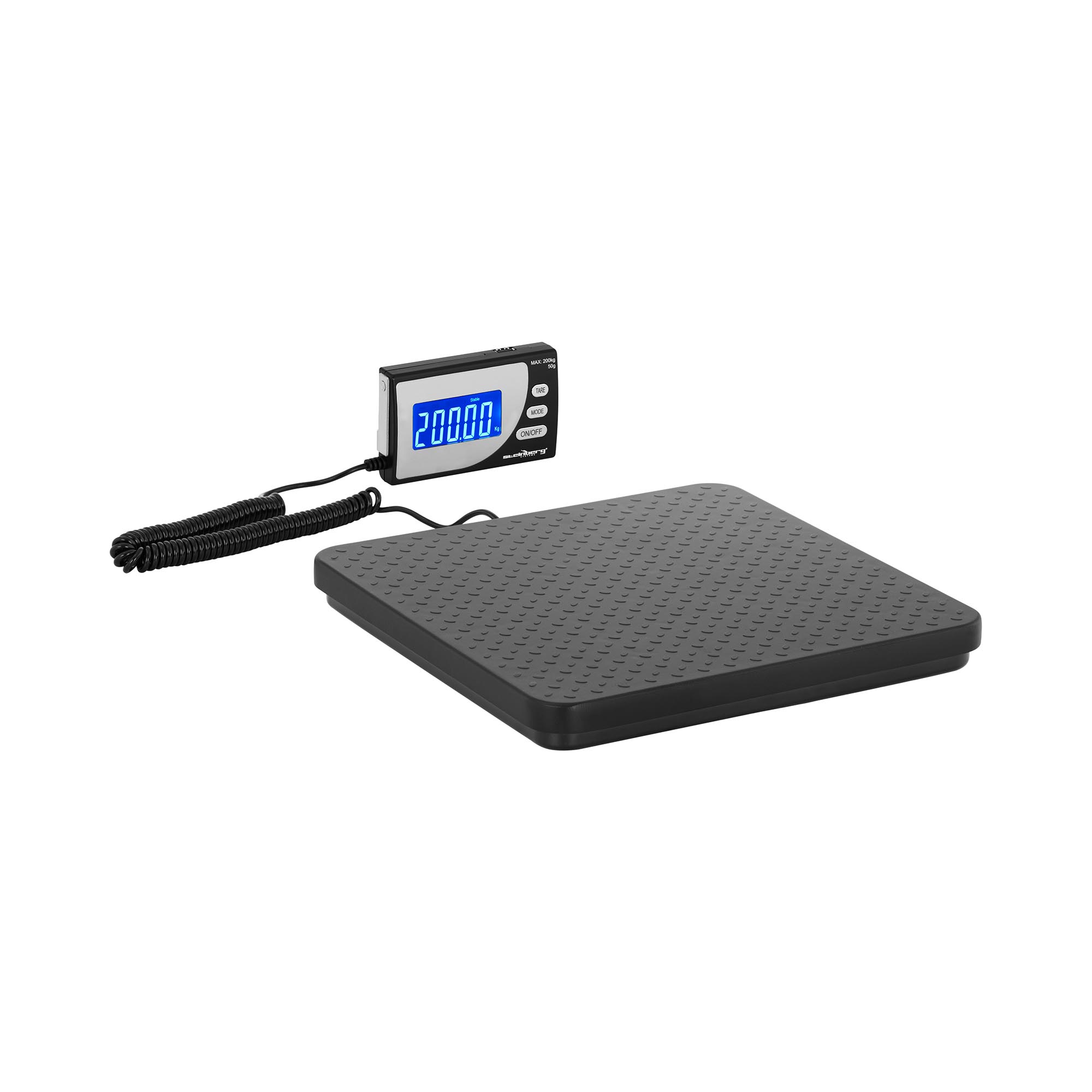 Balance plateforme - 200 kg / 0,05 kg - 30 x 30 cm - avec écran LCD externe | Steinberg Systems