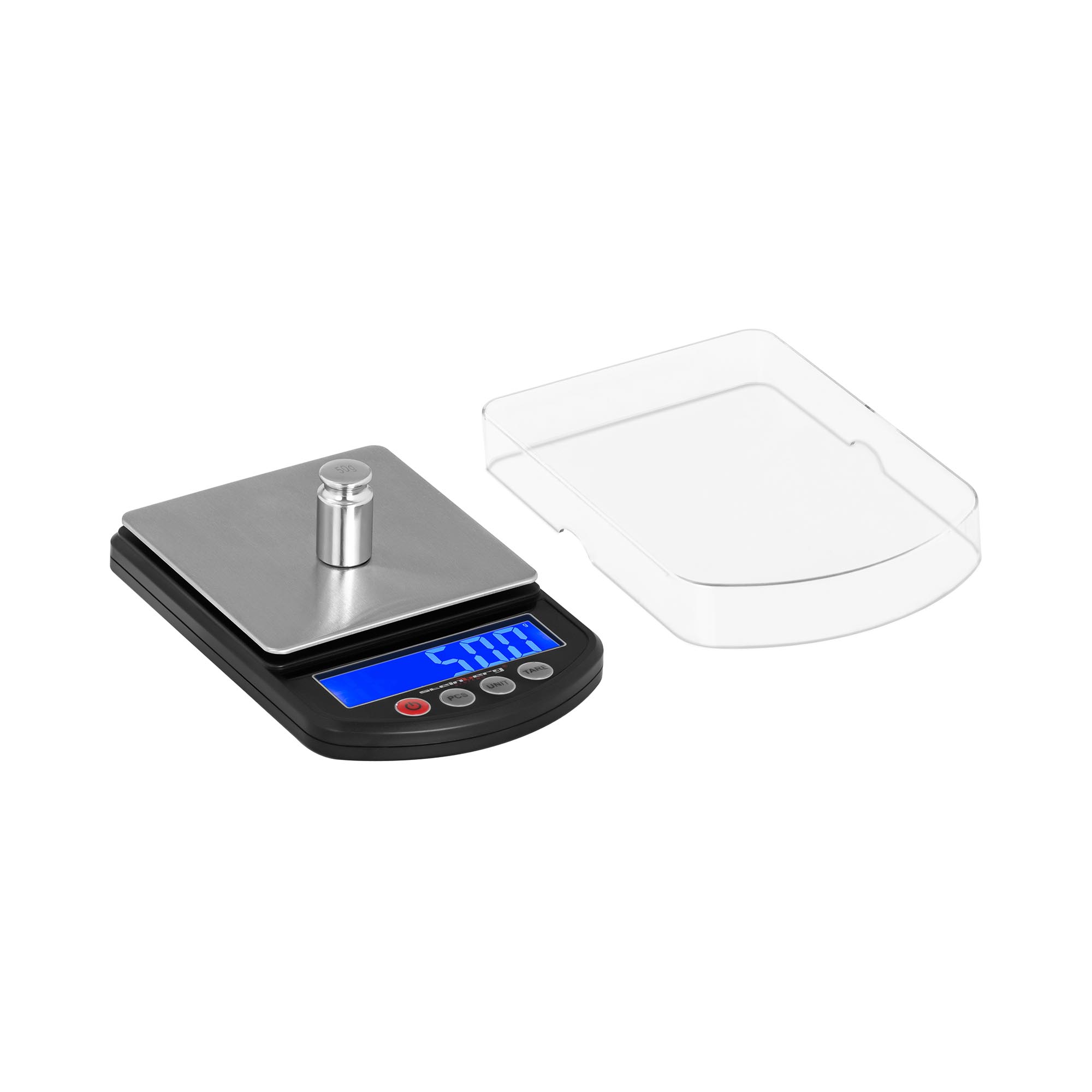 Balanță digitală de precizie 3.000 g ±0,5 g / 1.000 g 100 x 100 mm - Cantare de precizie Steinberg Systems