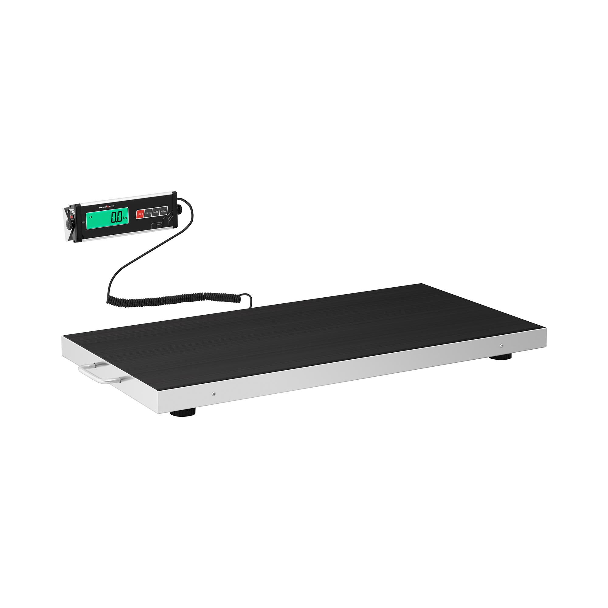 Balance au sol - 300 kg / 100 g - Tapis antidérapant - LCD | Steinberg Systems