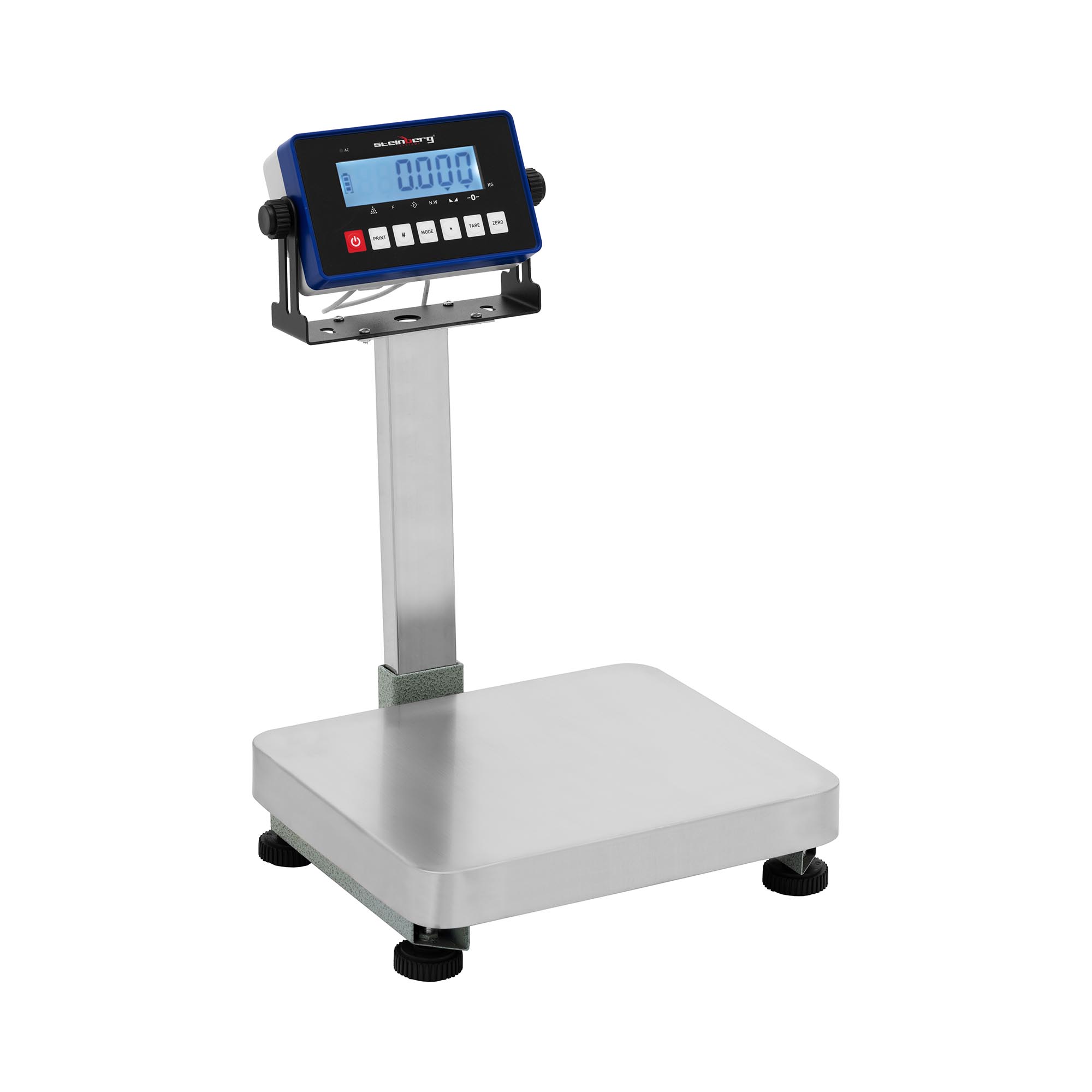 Balance de contrôle - 60 kg / 7 g - 29 x 34 cm - écran LCD sur trépied | Steinberg Systems