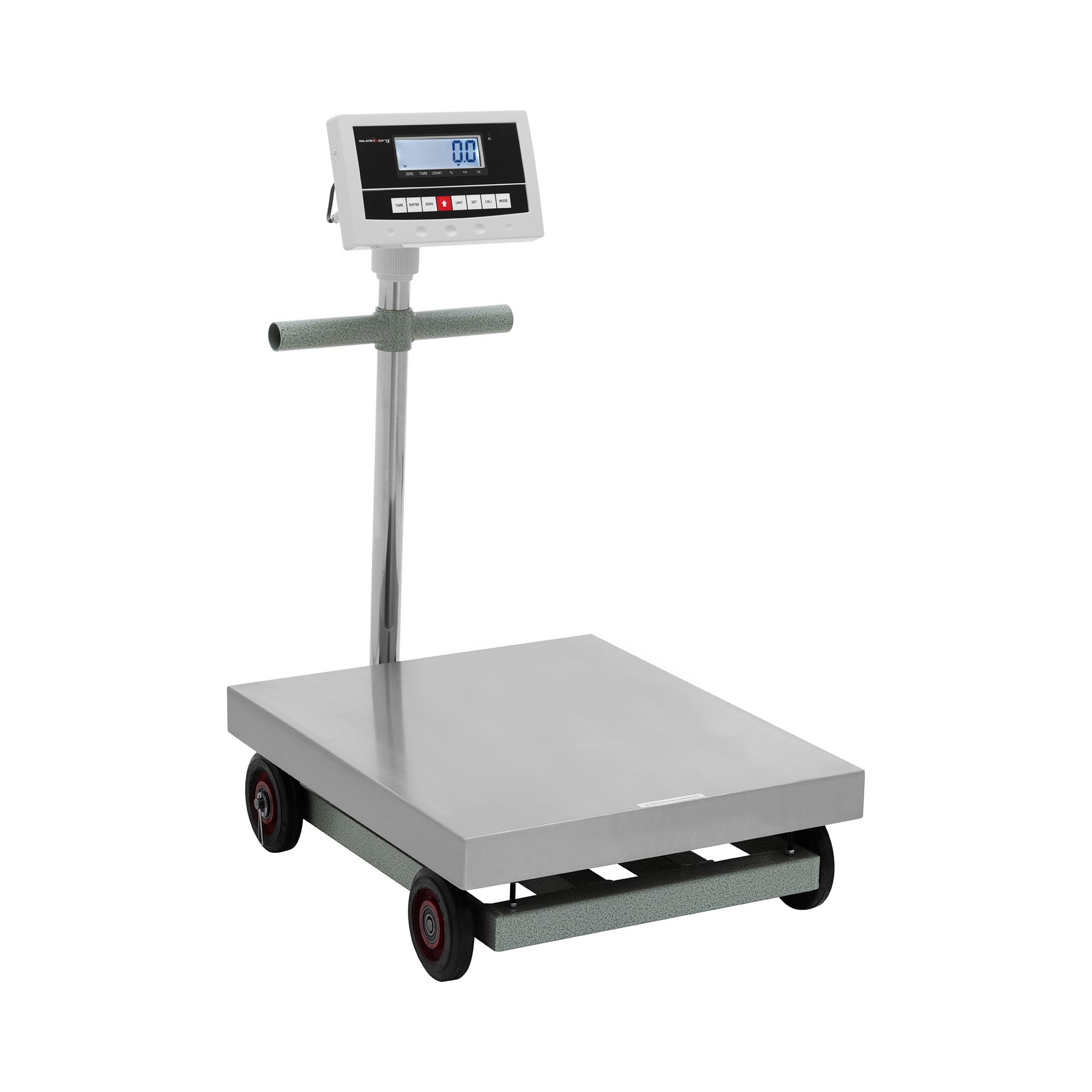 Cântar platformă 600 kg / 0,1 kg 50 x 60 cm rulabil kg / lb LCD - Cântare cu platformă Steinberg Systems