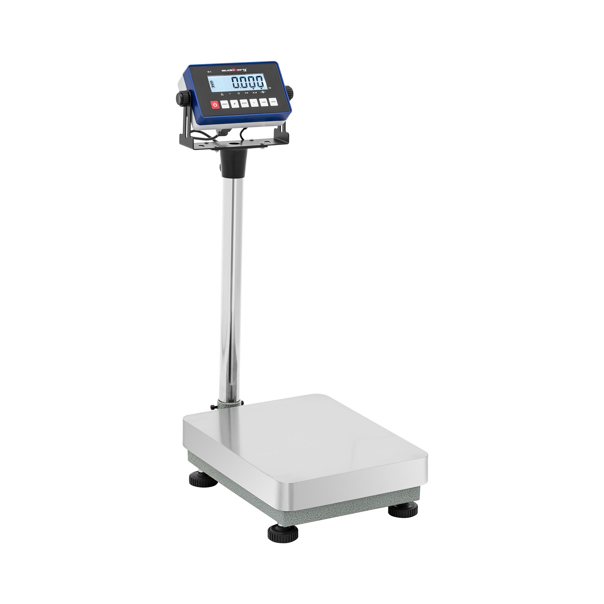 Balance plateforme - 60 kg / 0,002 kg - 30 x 40 cm - kg/lb - avec écran LCD | Steinberg Systems