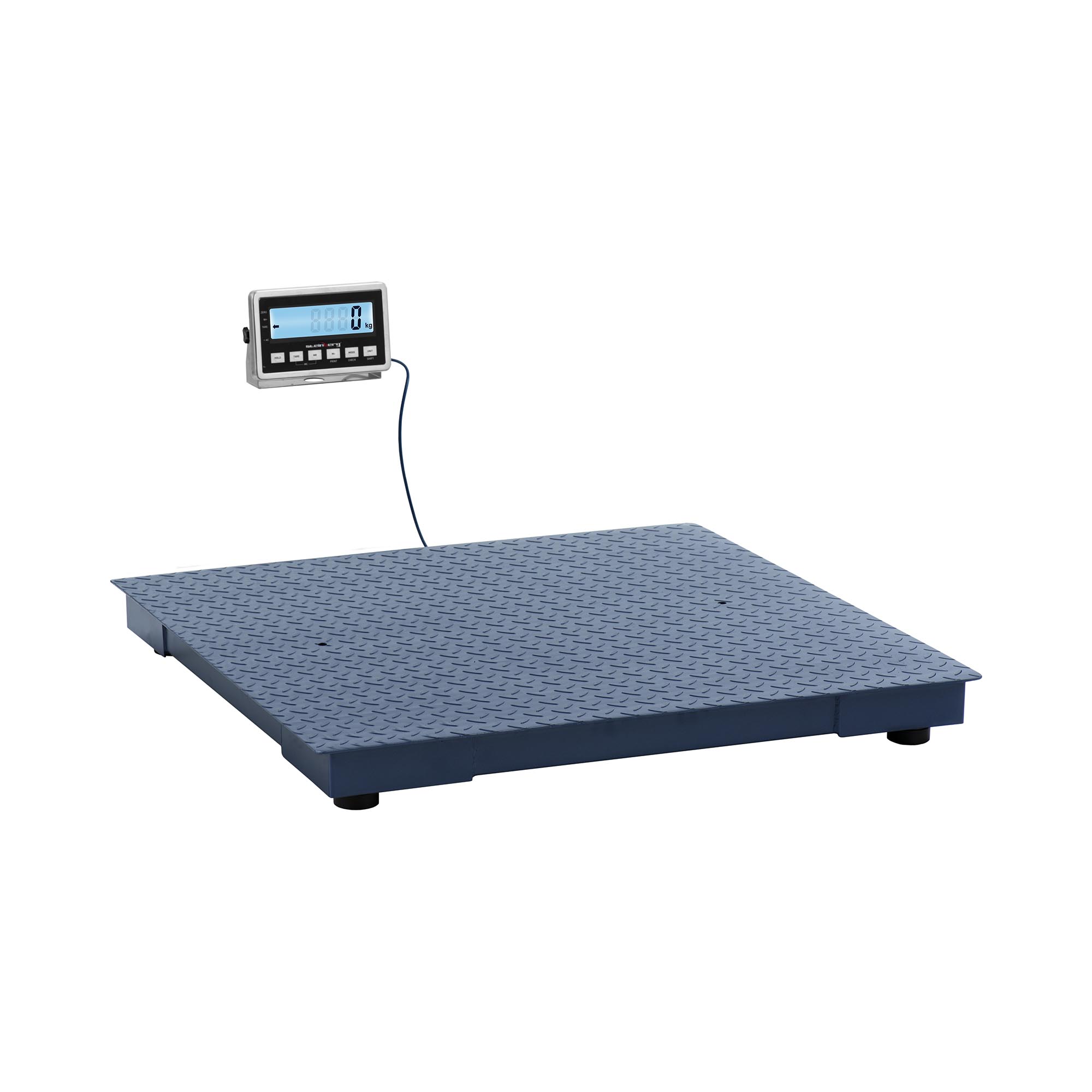 Balance au sol - 3000 kg / 1 kg - 1000 x 1000 mm - LCD | Steinberg Systems