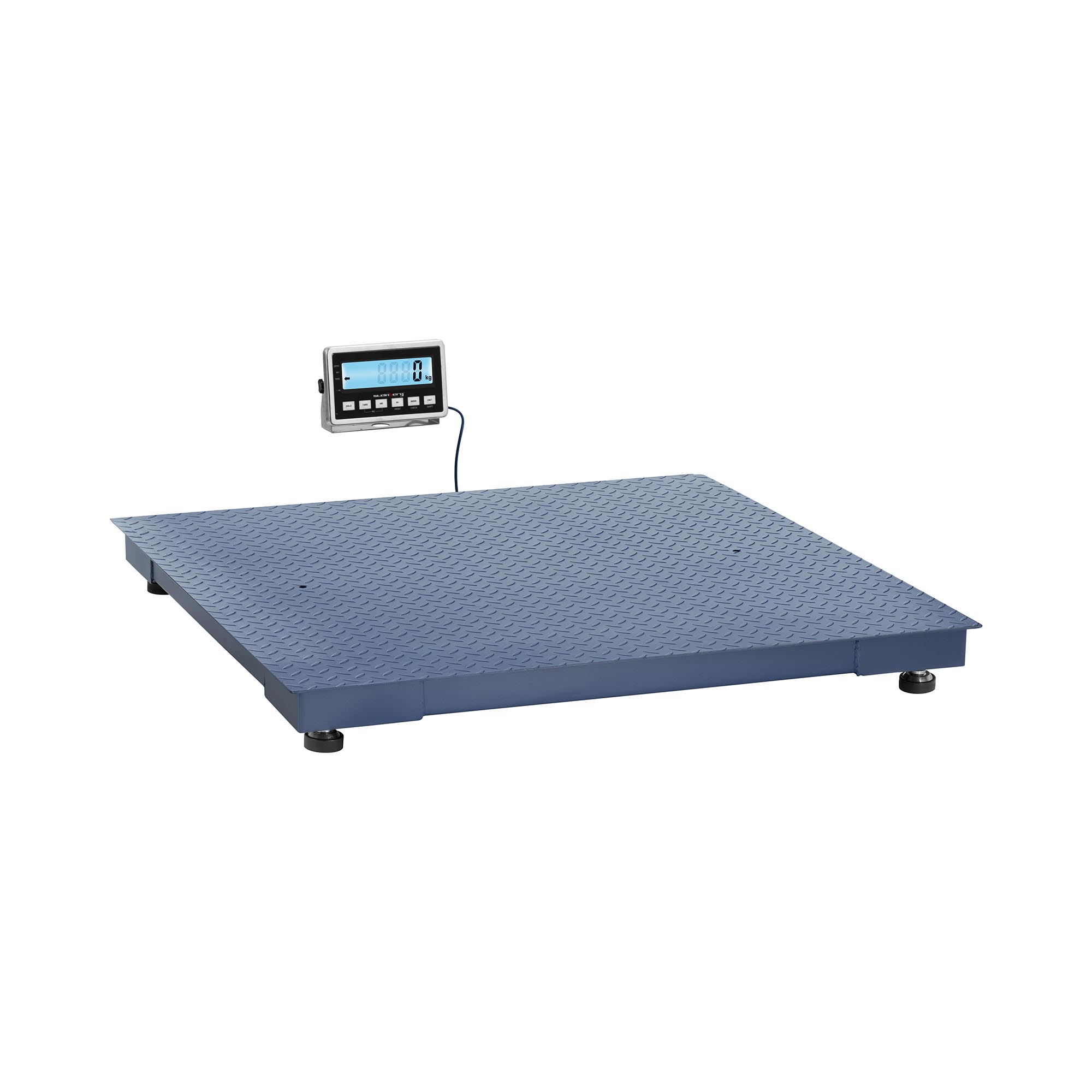 Balance au sol - 3 000 kg / 1 kg - 120 x 120 cm - avec écran LCD externe | Steinberg Systems