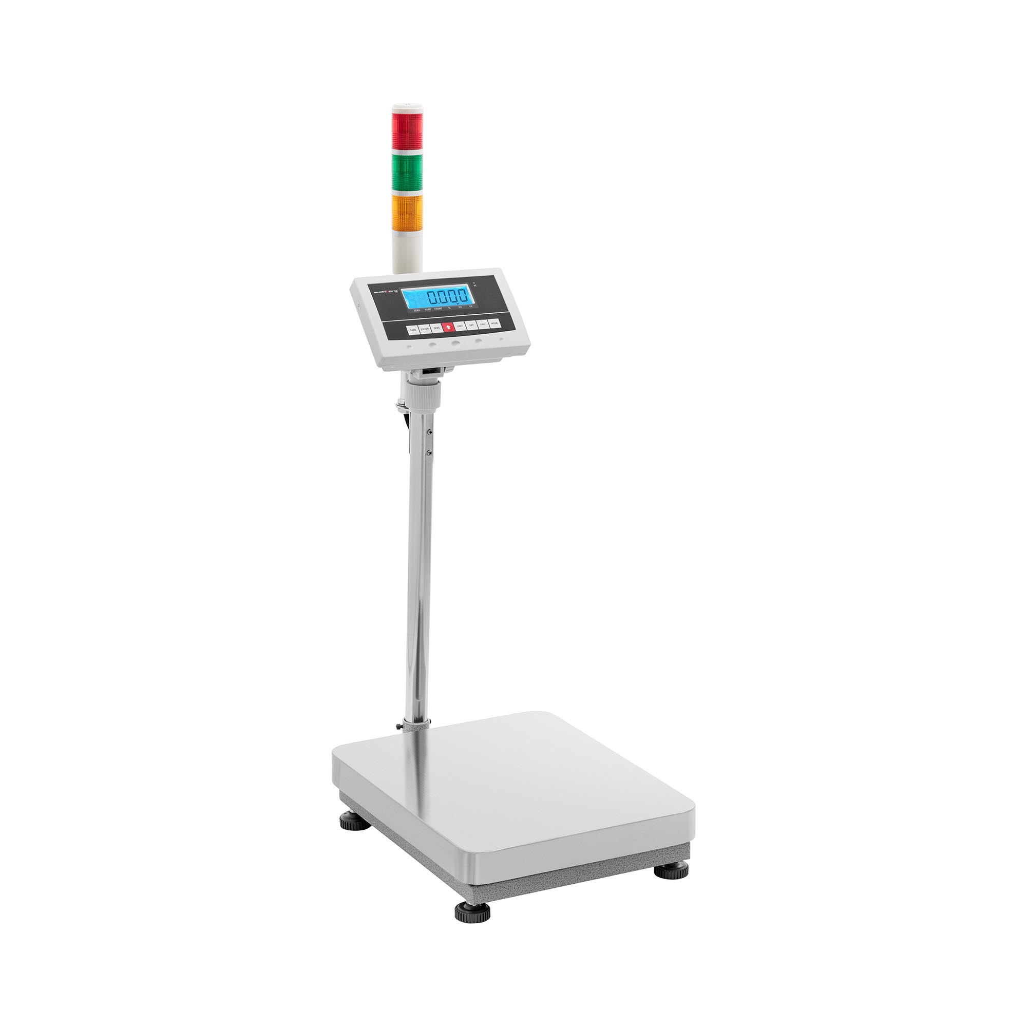 Balance plateforme - 60 kg / 0,002 kg - 40 x 50 cm - kg/lb - avec signalisation lumineuse et écran LCD | Steinberg Systems