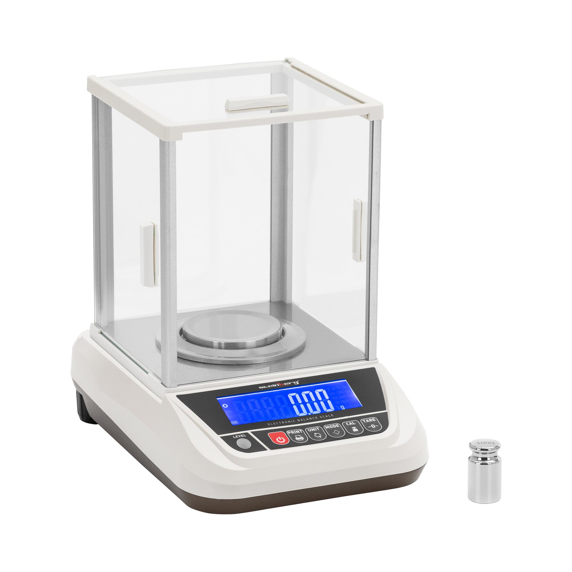 Precisieweegschaal - 300 g / 0,001 g - Γ 82 mm - LCD - windscherm