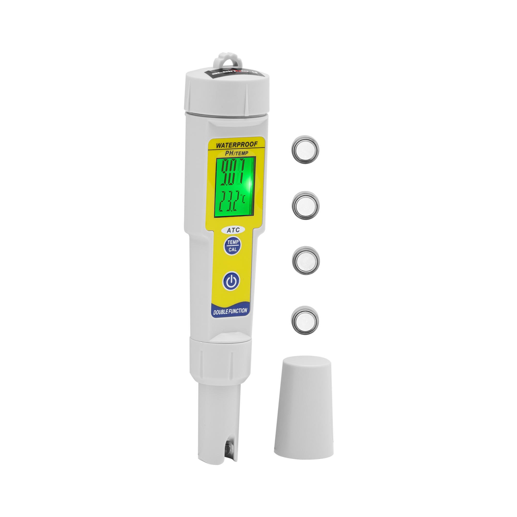 pH-meter met temperatuur - LCD - 0-14 pH / temperatuur 0 - 50 °C