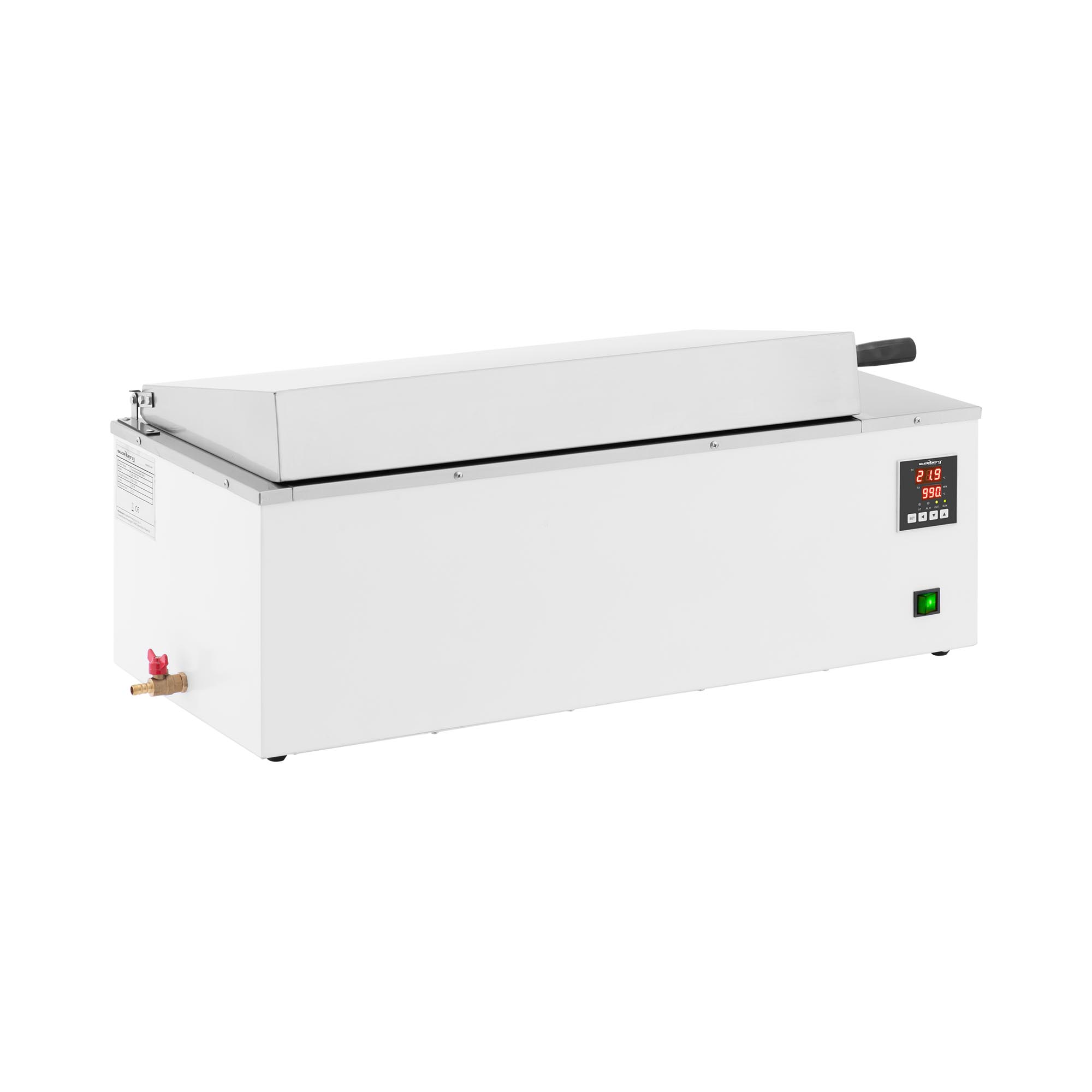 Łaźnia wodna laboratoryjna - cyfrowa - 36 l - 5 - 100°C - 600 x 300 x 200 mm