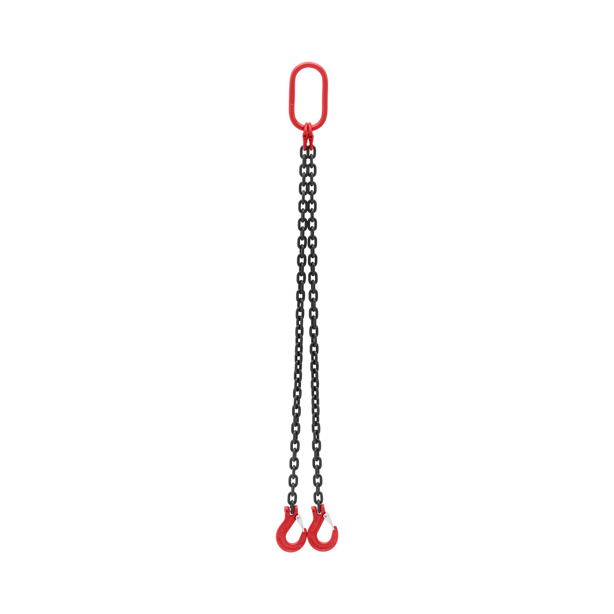 Hijsketting - 2800 kg - 2 x 1 m - zwart / rood