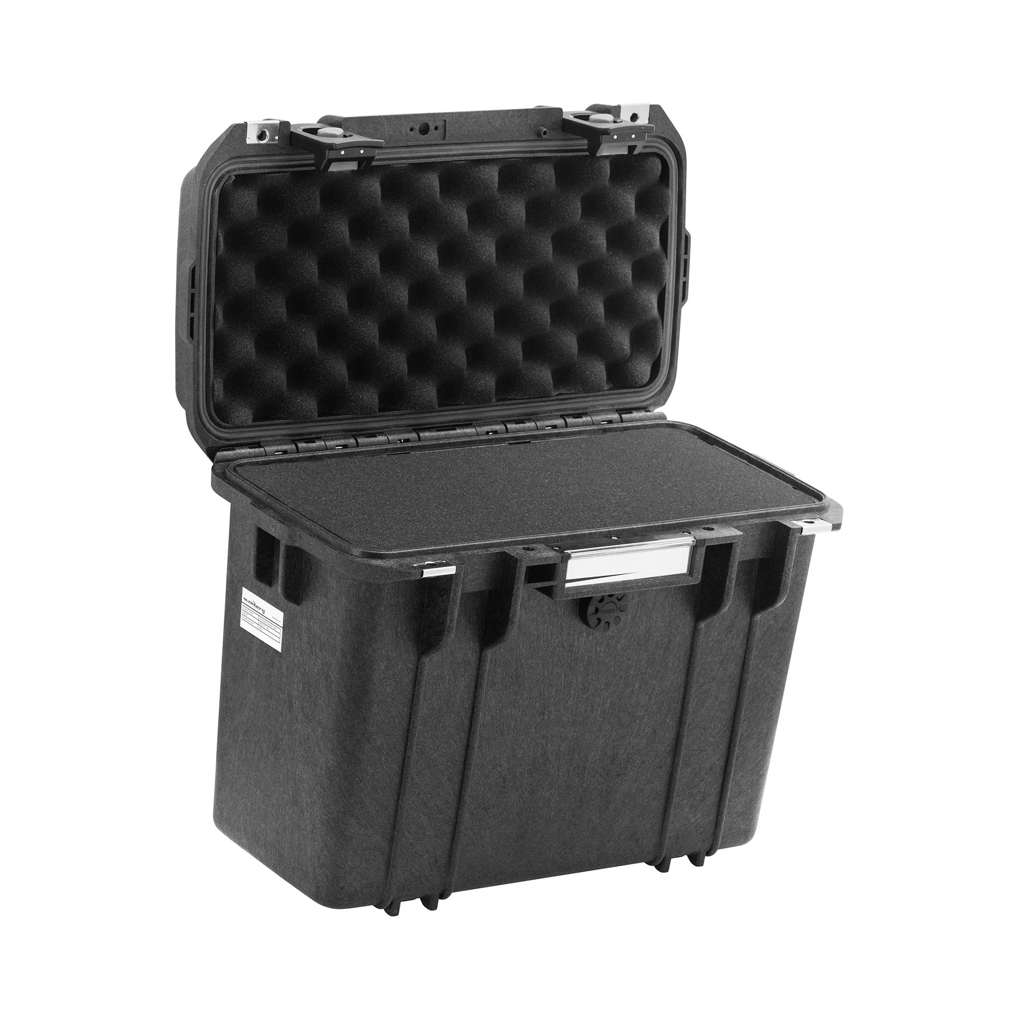 Walizka transportowa z gąbką - uniwersalna - wodoodporna - 15 l - czarna - 41 x 23,1 x 31,8 cm