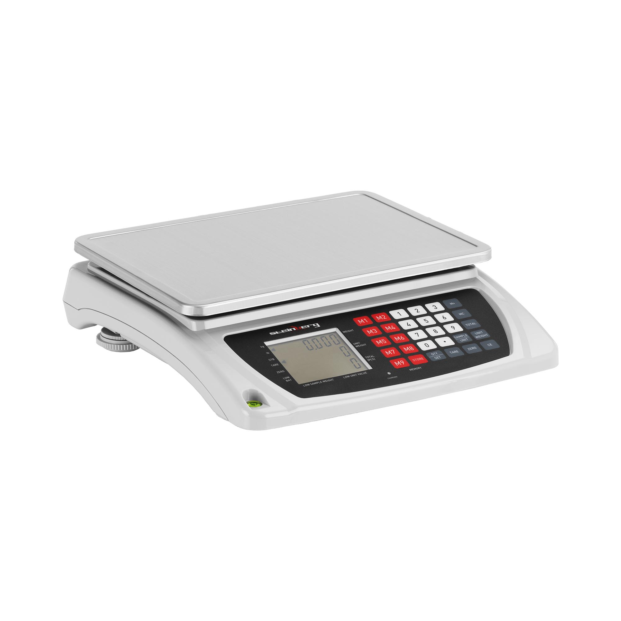 Balance compteuse - 50 kg / 6 g - 33,5 x 23 cm - avec écran LCD | Steinberg Systems