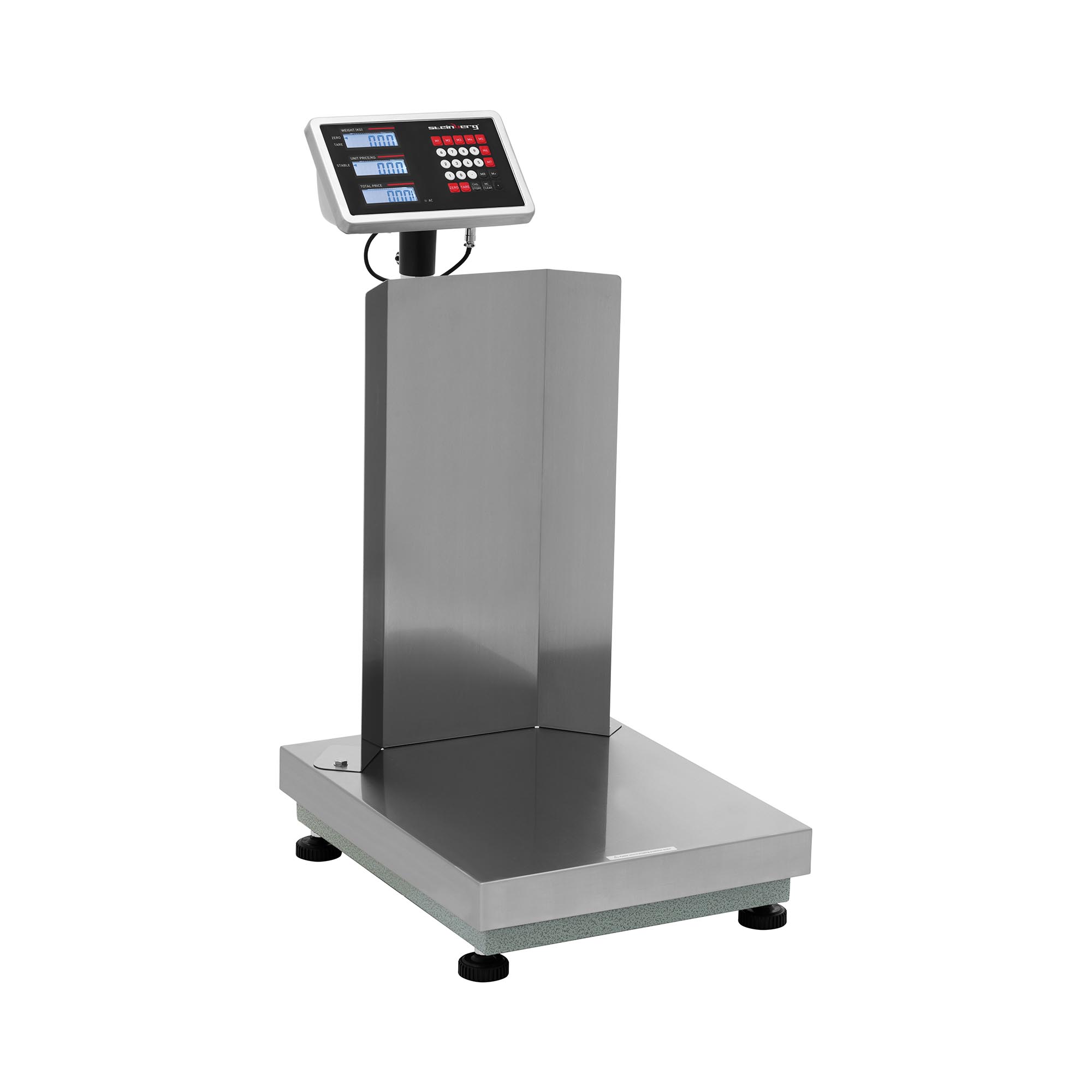 Platform mérleg - 150 kg / 0,01 kg - 40 x 50 cm - hátlap - LCD | Steinberg Systems