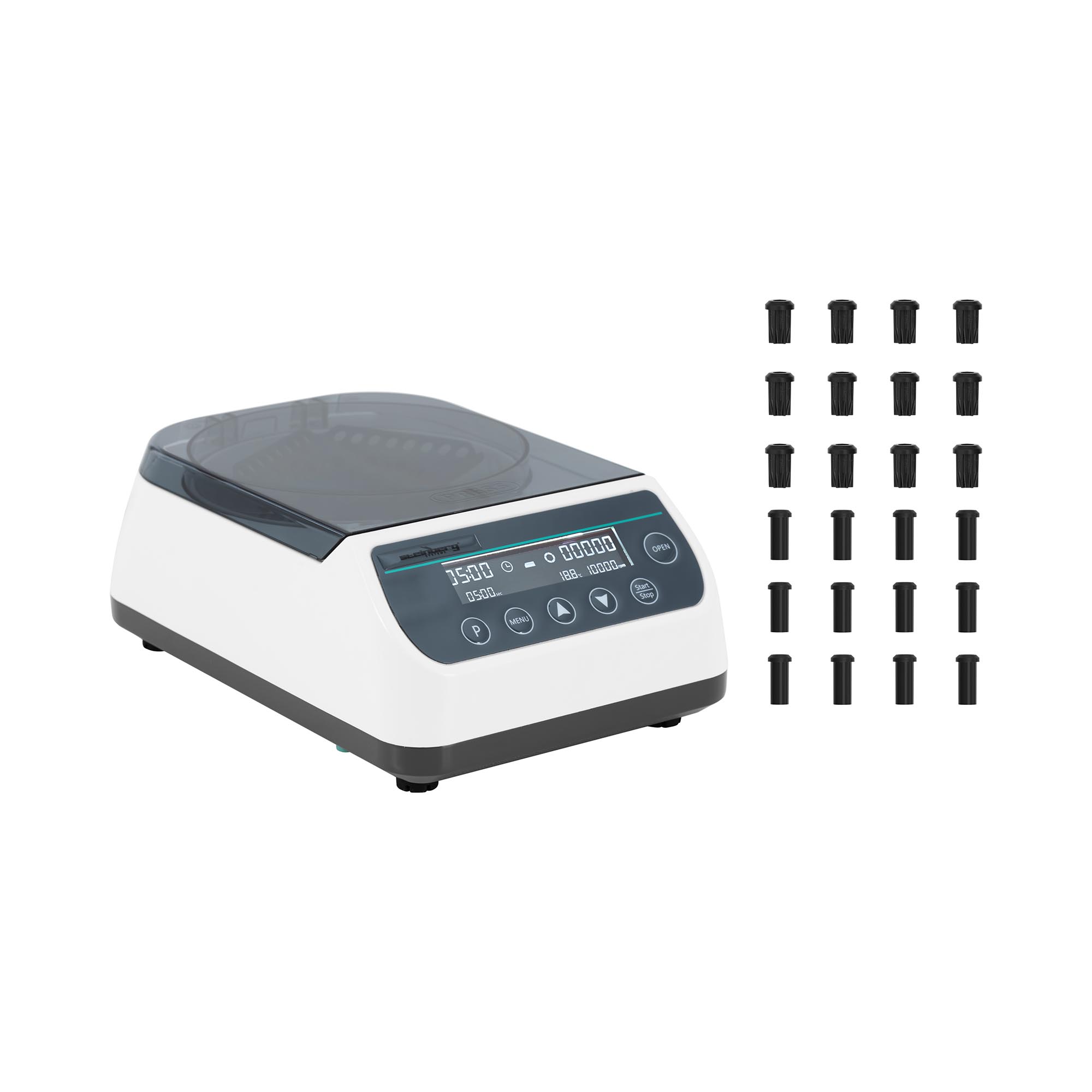 Tafelcentrifuge - Hoge snelheid - 2-in-1 rotor - 10000 rpm - voor 12 buisjes / 4 PCR-strips - RZB 6708 xg