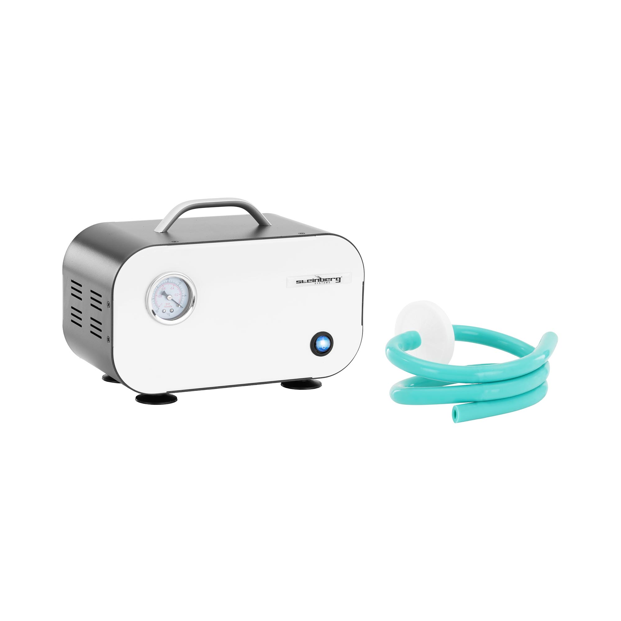 Vacuümpomp / drukpomp - manometer - 30 L/min - olievrij