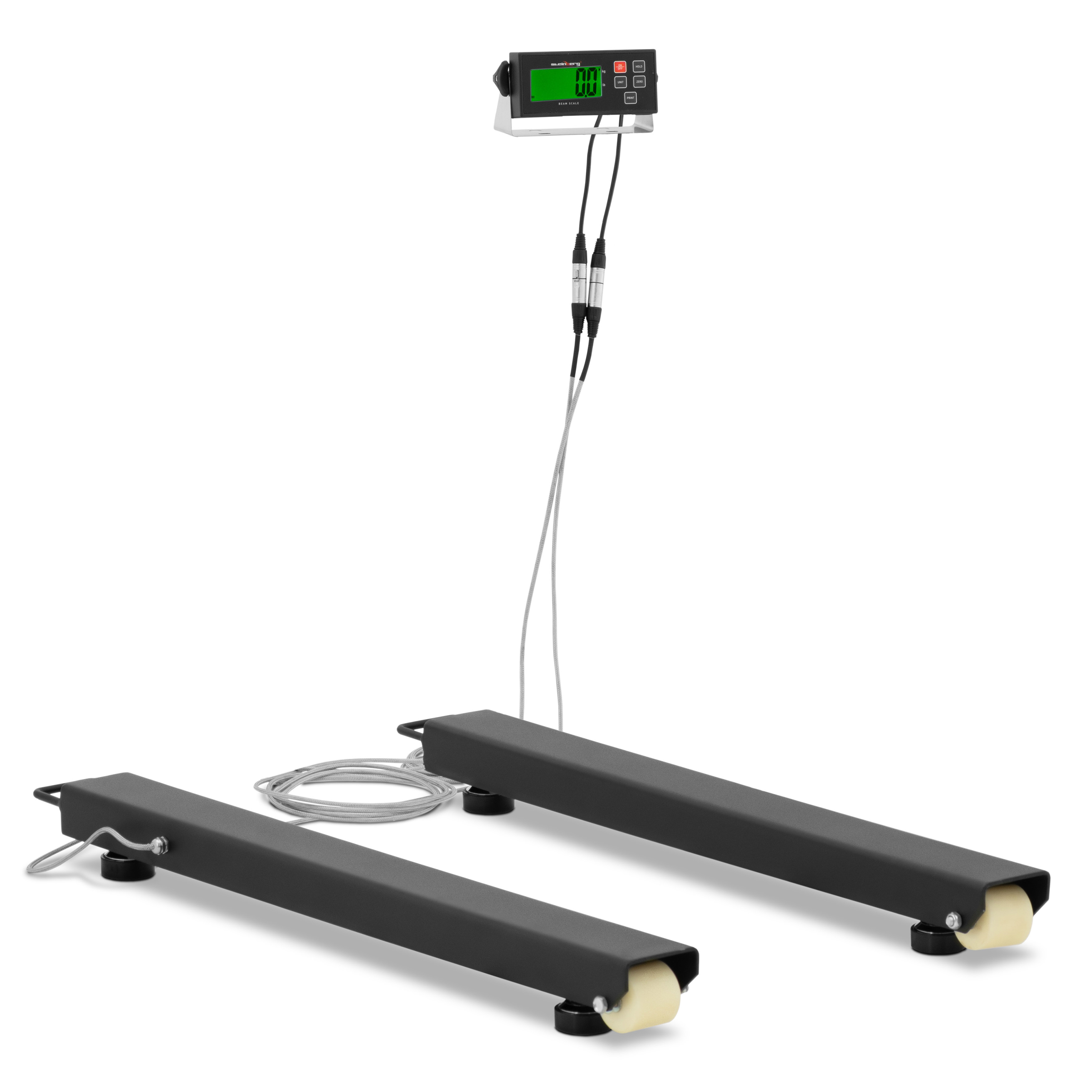 Weegbalk - 3500 kg / 0,5 kg - 100 x 10 cm - extern LCD