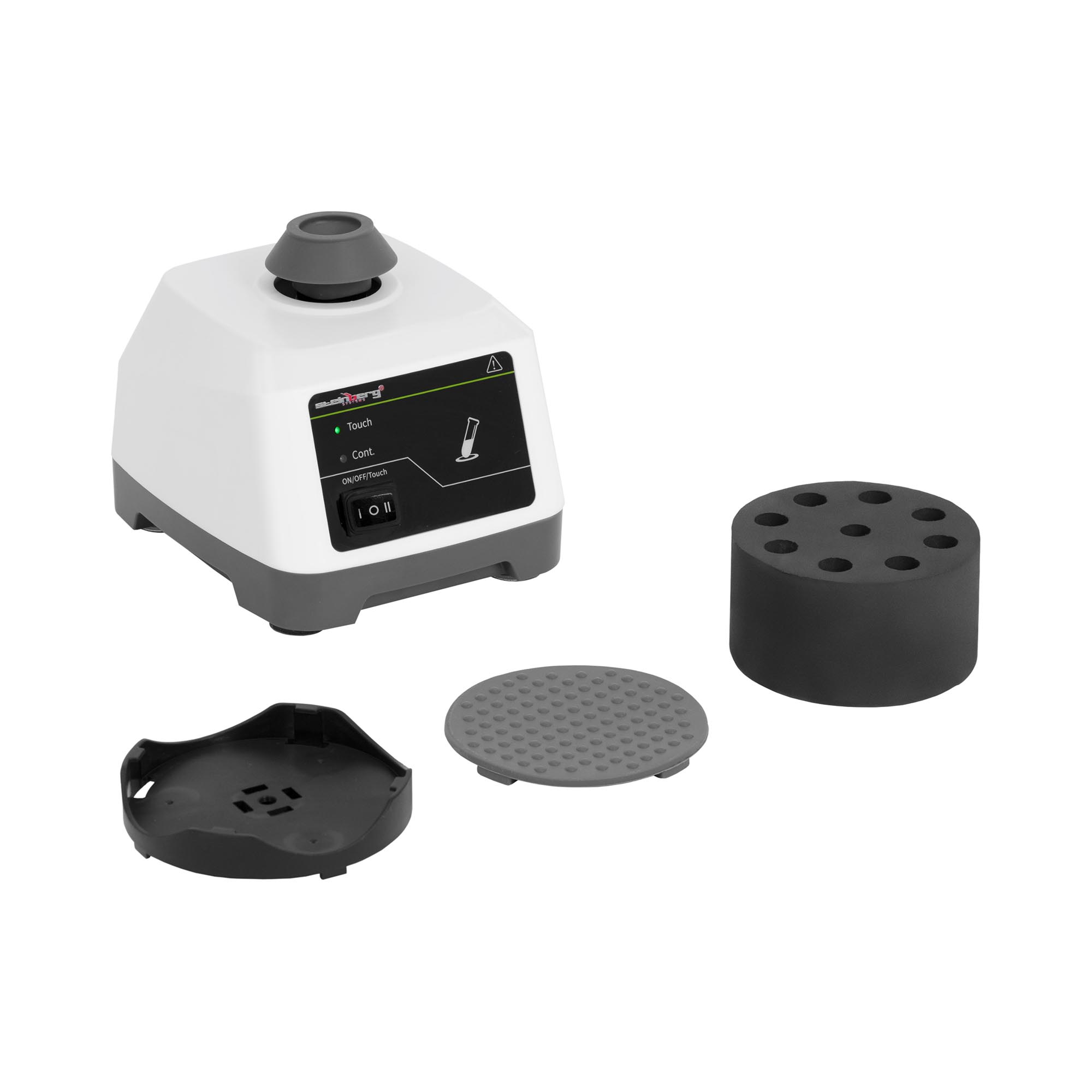 Vortexmixer - 20 W - 2500 tpm - touch-modus/continubedrijf