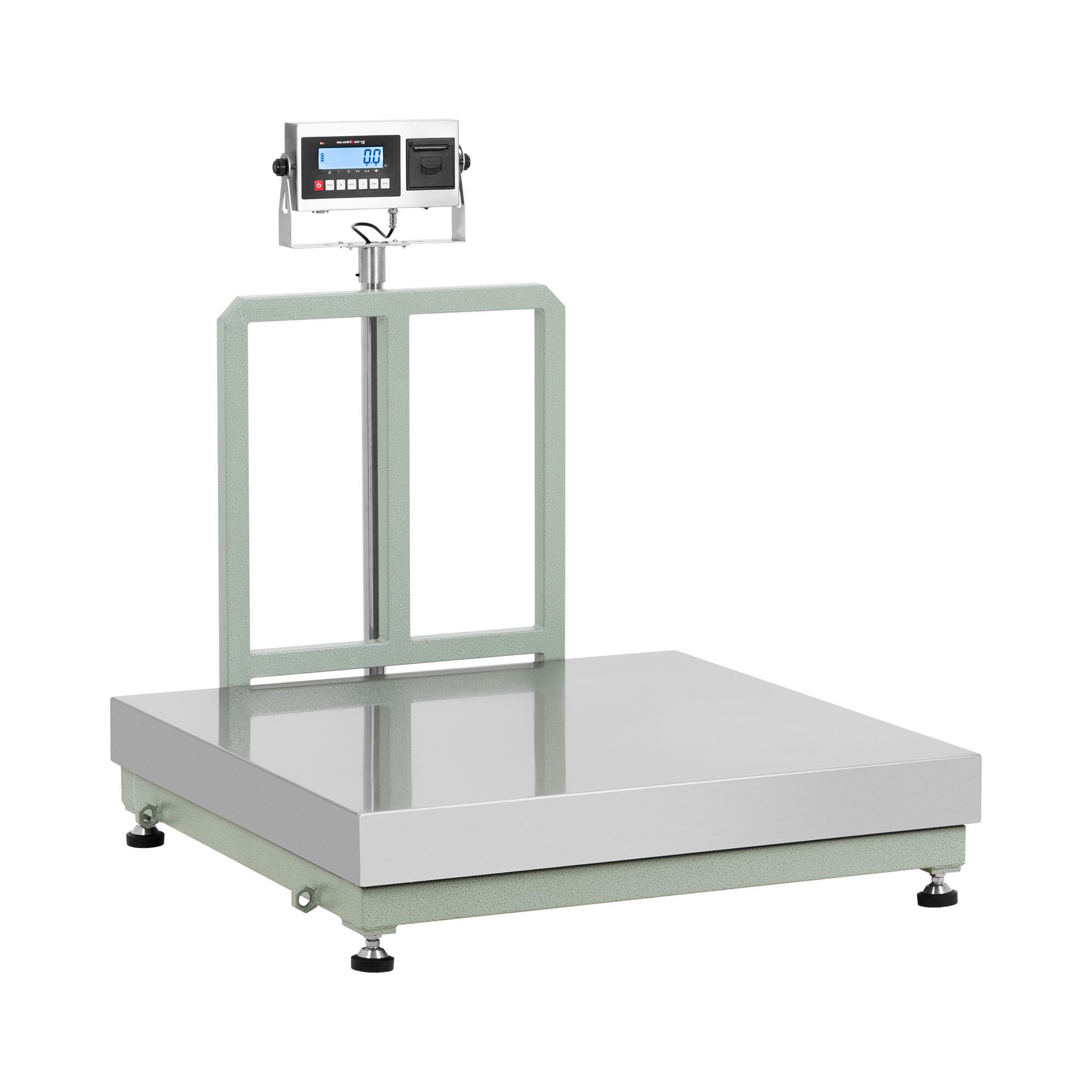 Platformweegschaal - 300 kg / 0,02 kg - 100 x 100 cm - LCD met labelprinter