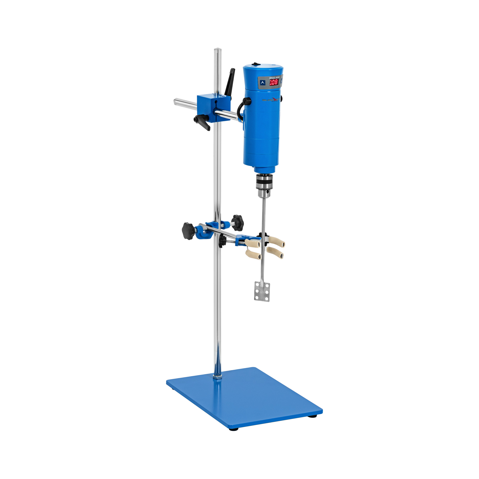 Steinberg Systems Laborrührer - 15 l - 1500 U/min - LED - mit Gefäßklemmen SBS-MR-130