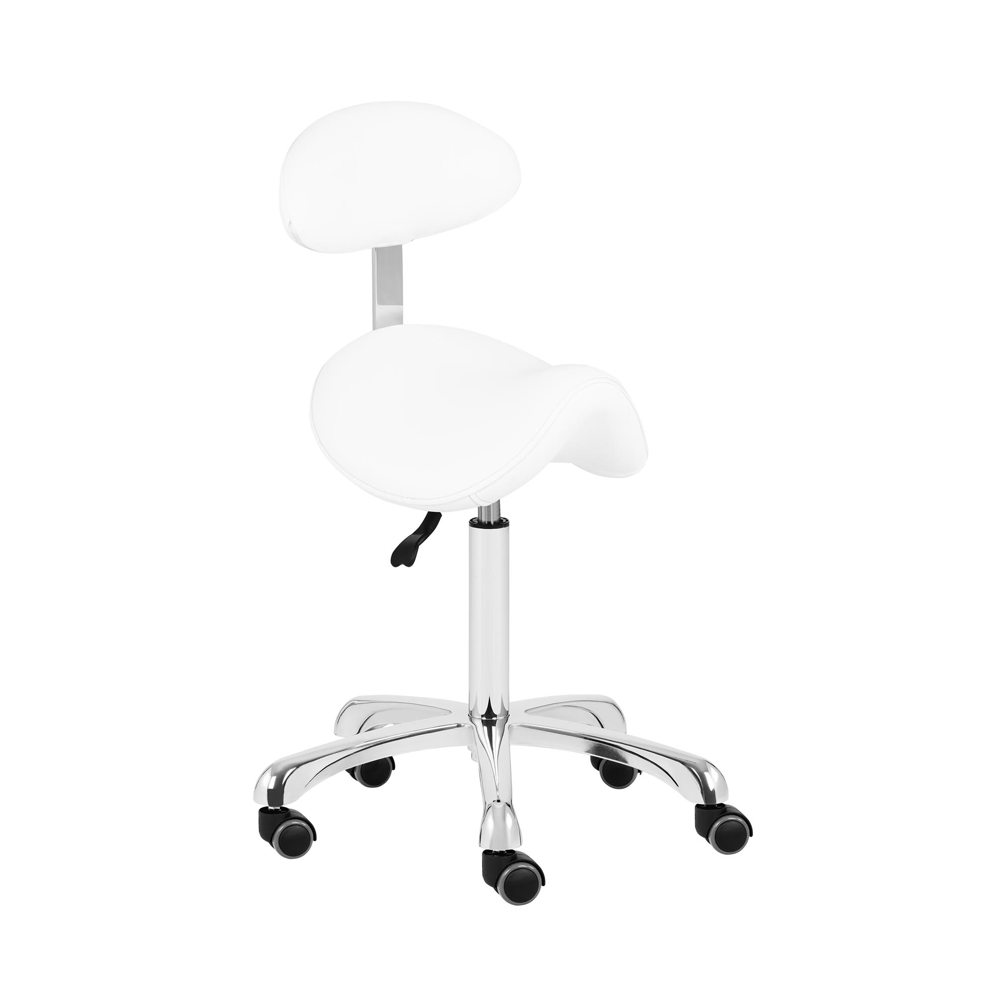 physa Sattelstuhl - 600 - 800 mm - 150 kg - Weiß RELAXY WHITE