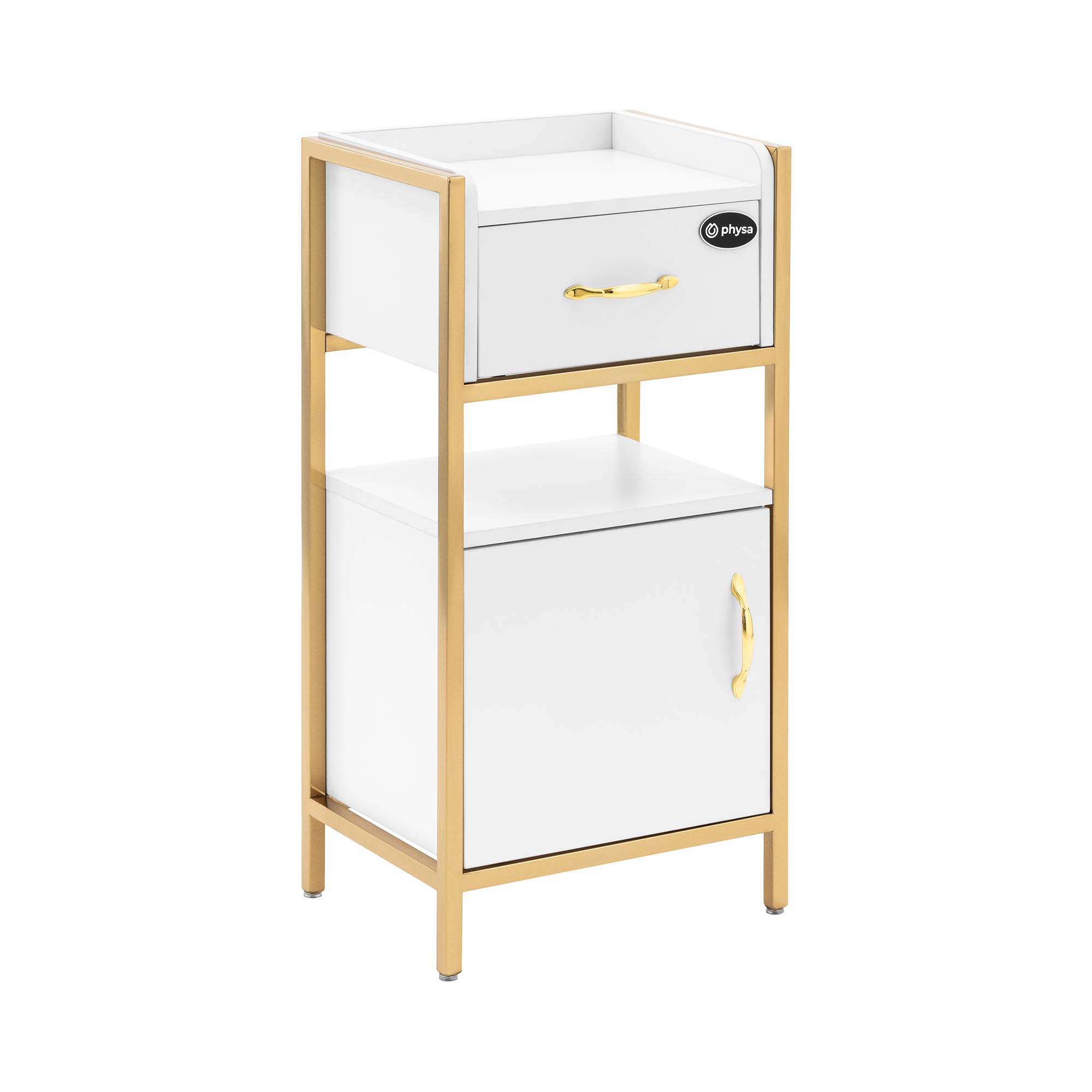Cosmetisch kastje - 82 x 32 x 38 cm - 1 Lade - 1 vak - verguld rame
