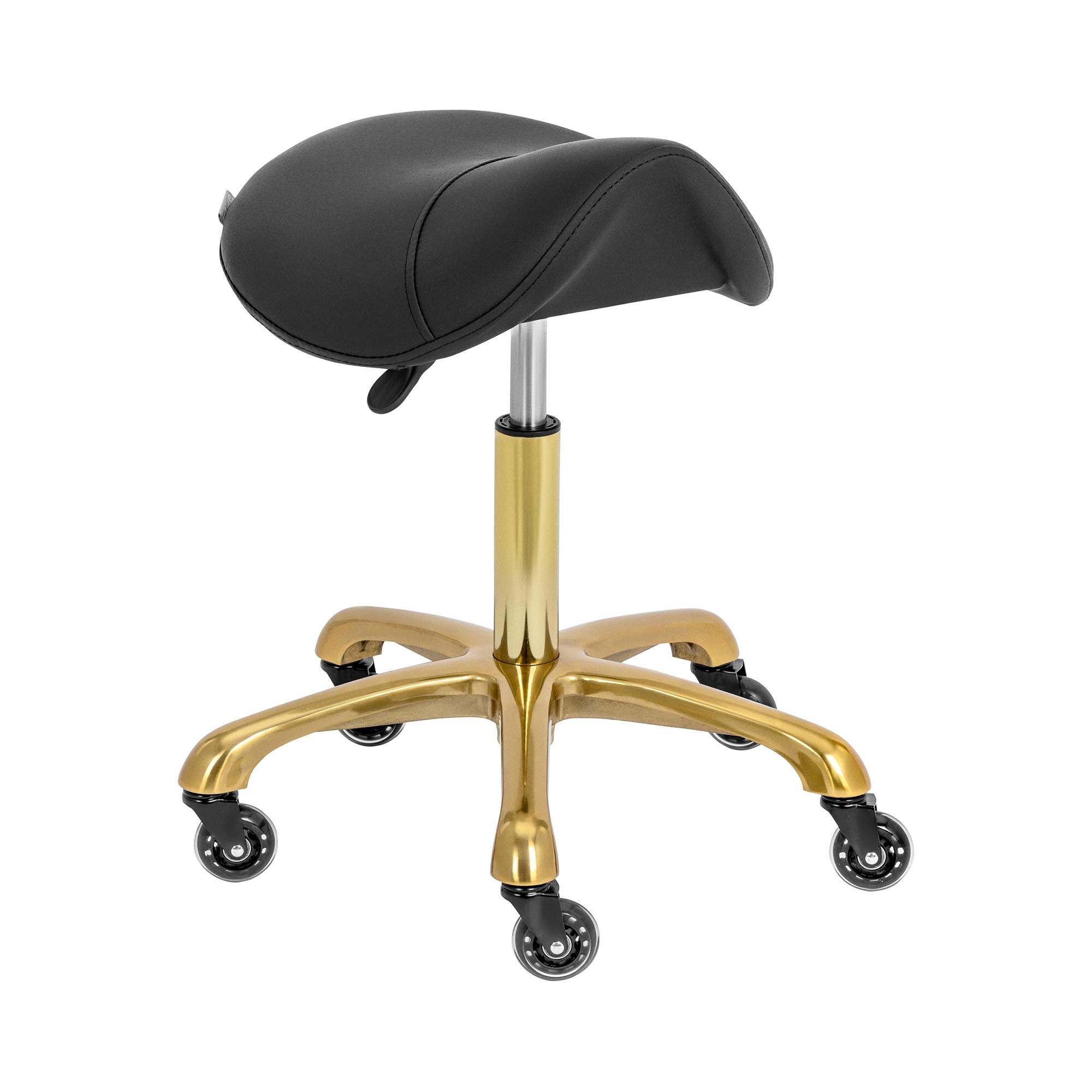 Zadelkruk - 57 - 75 cm - 150 kg - zwart/goud