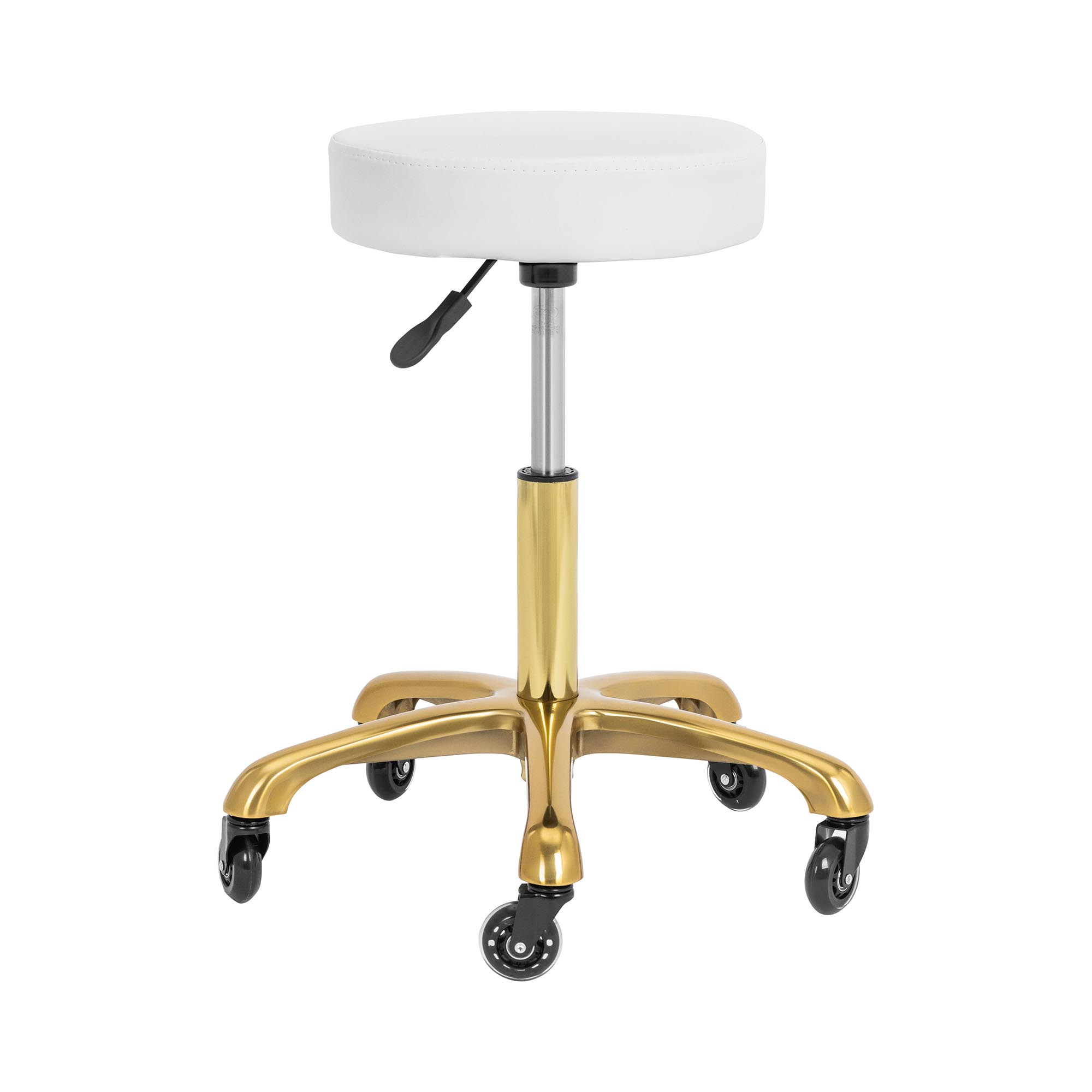 Rolkruk - 54 - 72 cm - 150 kg - Wit/Gouden