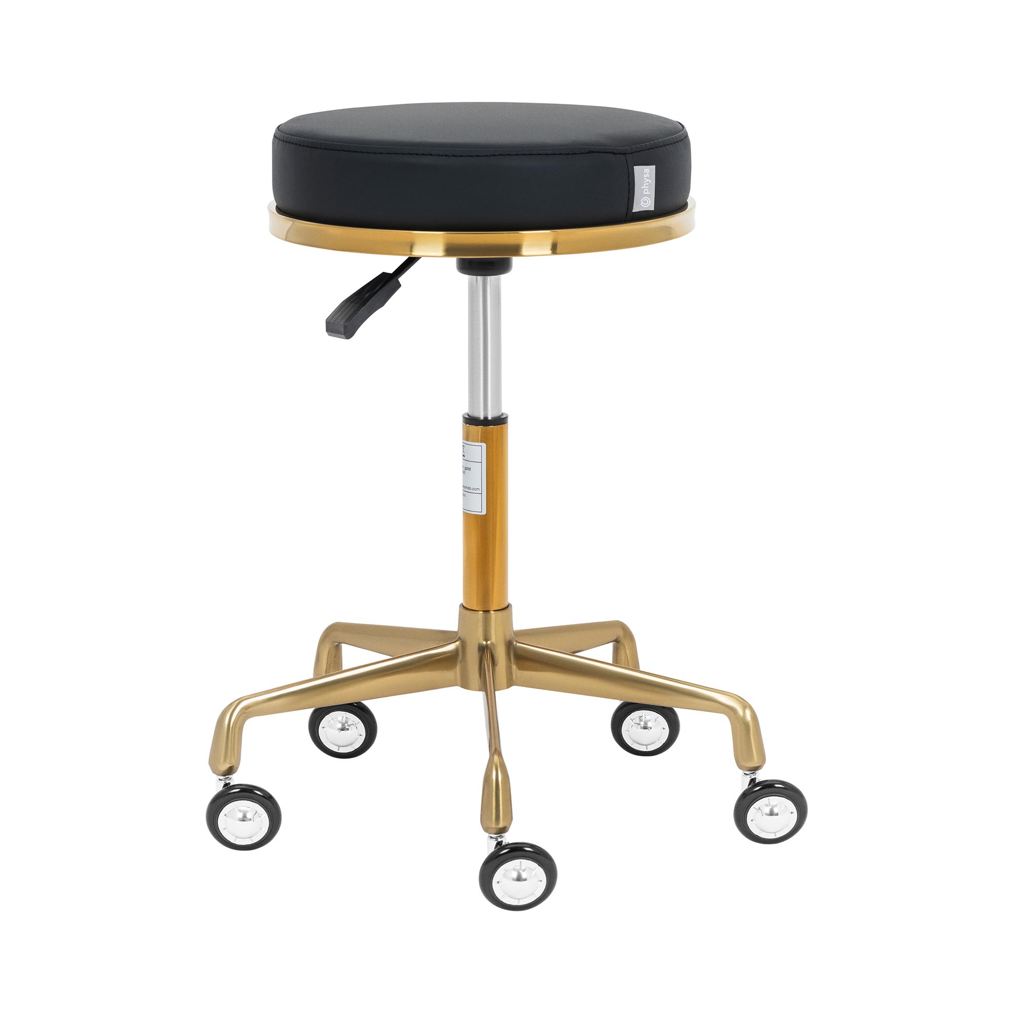 Rolkruk - 51 - 64 cm - 150 kg - Zwart/Gouden