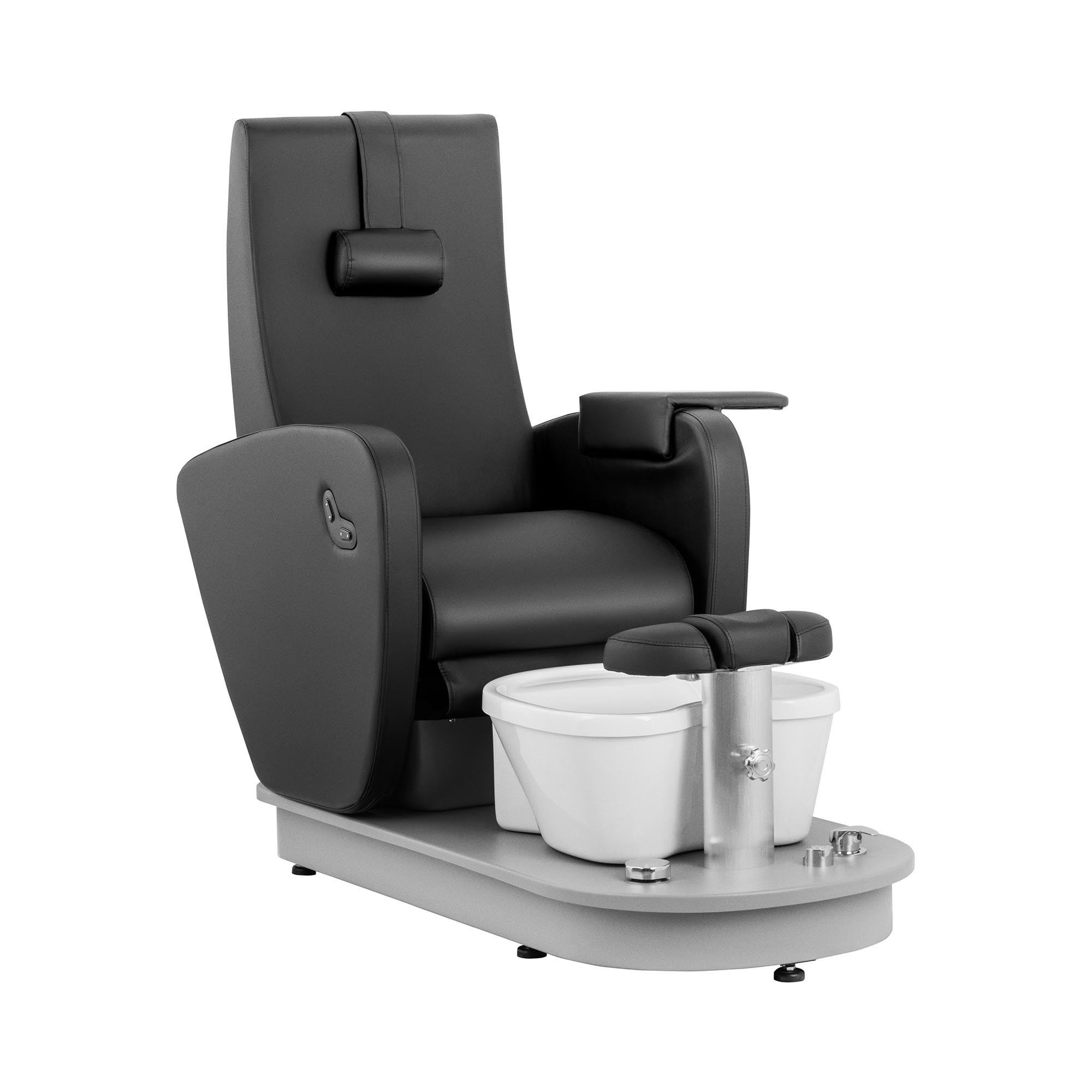 Elektrische pedicurestoel - met voetenbad - 115 W - 200 kg - zwart