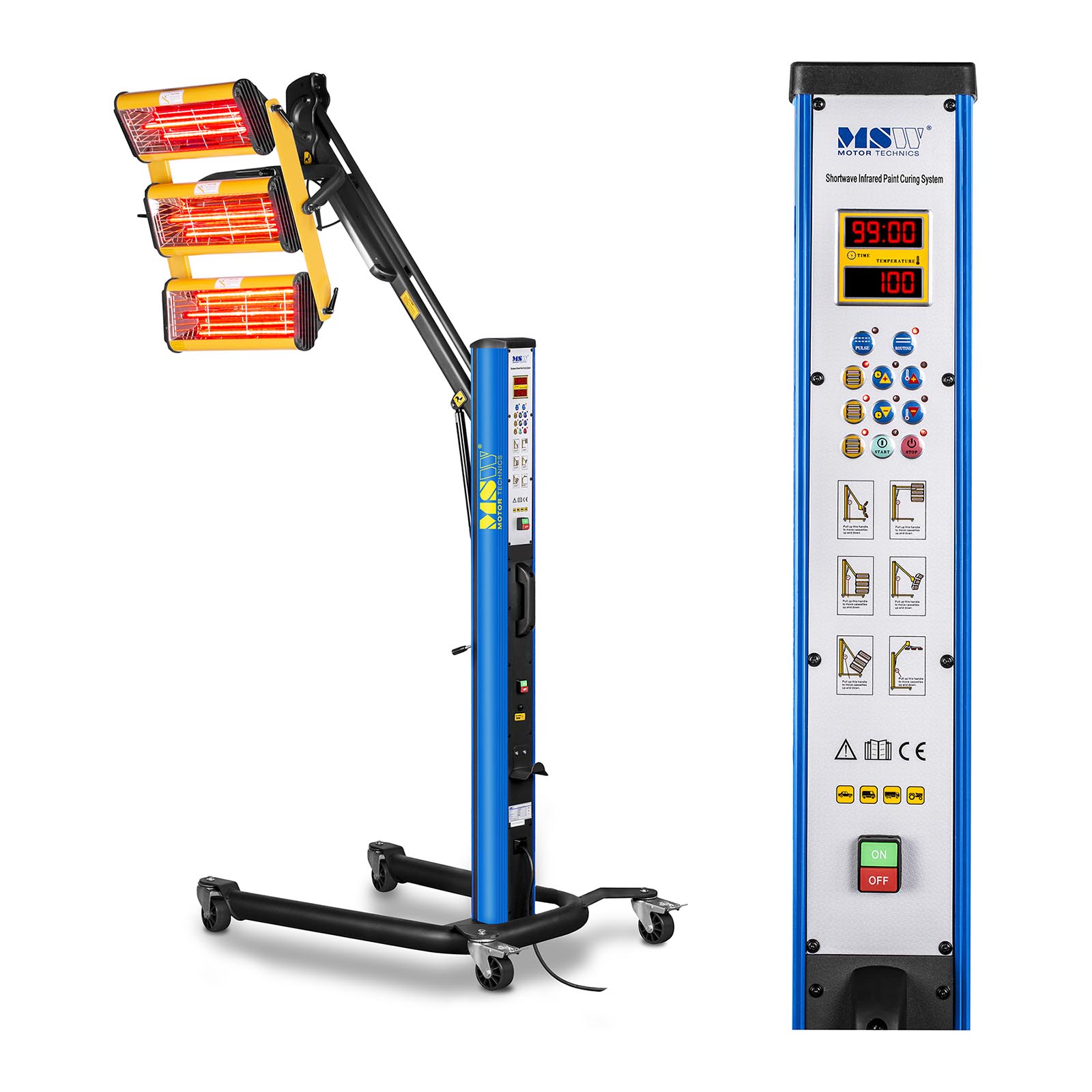 Promiennik podczerwieni - 3300 W - Puls