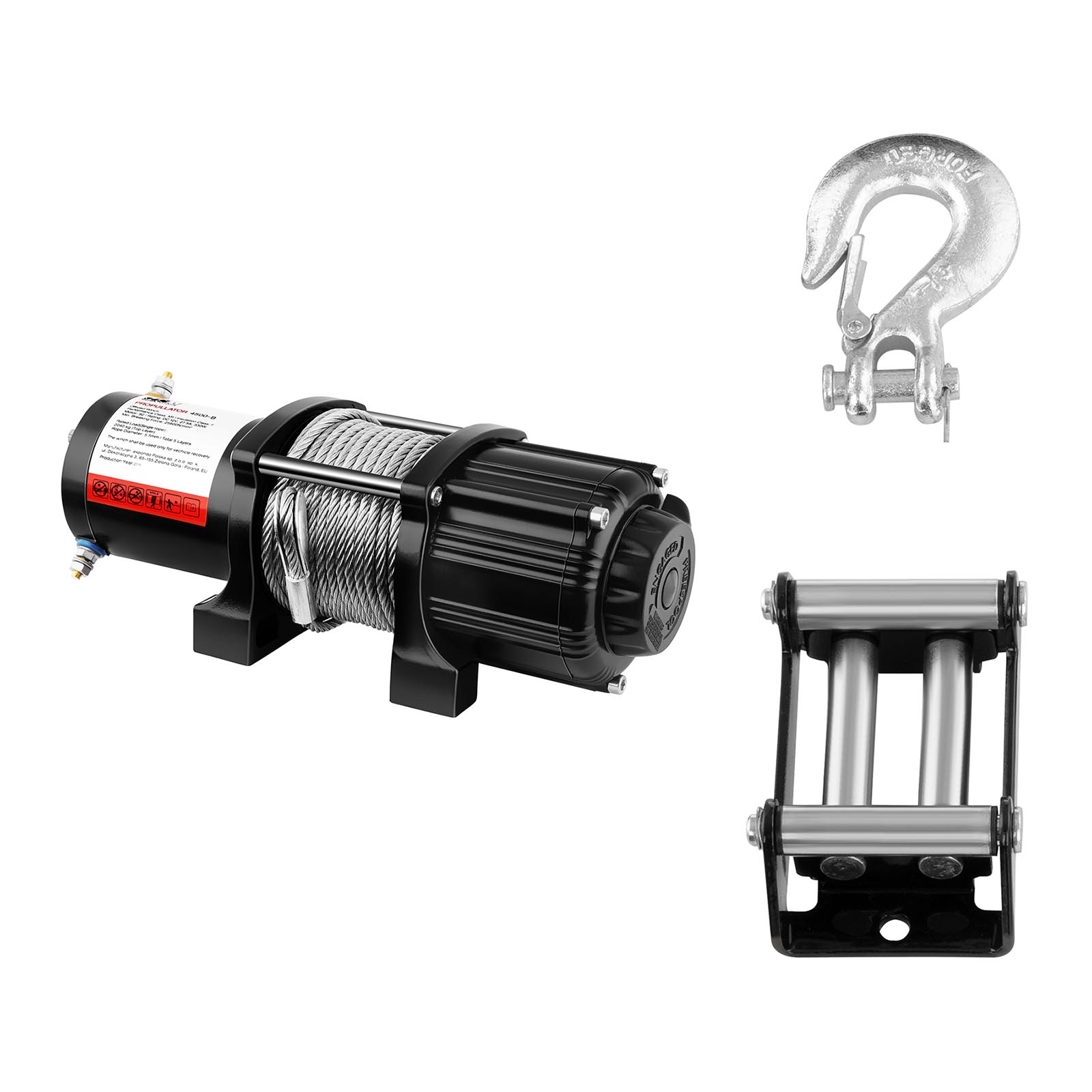 Offroad-kabellier - 2.040 kg - 4.500 lbs