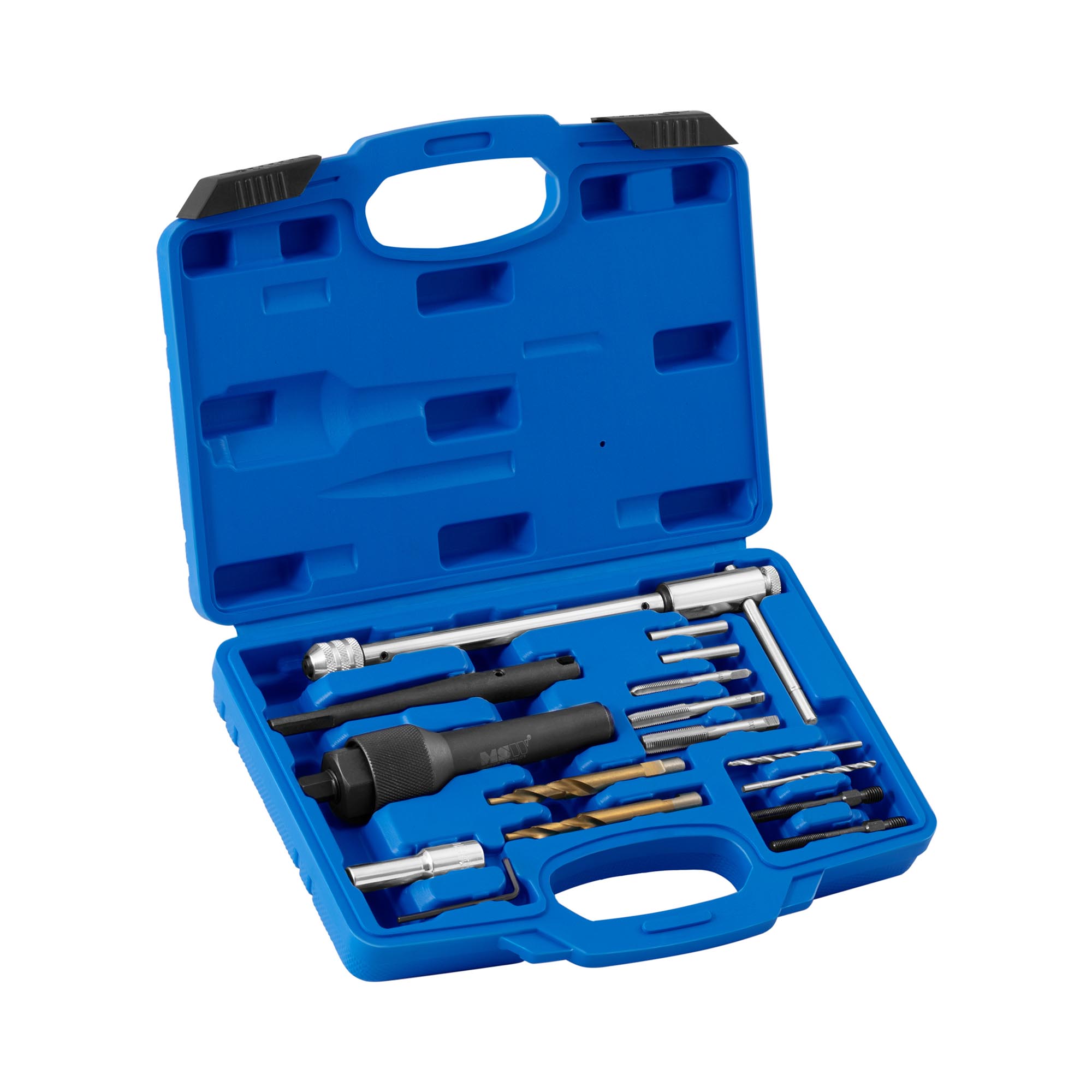 Gloeibougie gereedschap - & Schroefdraadreparatieset - 16 delen