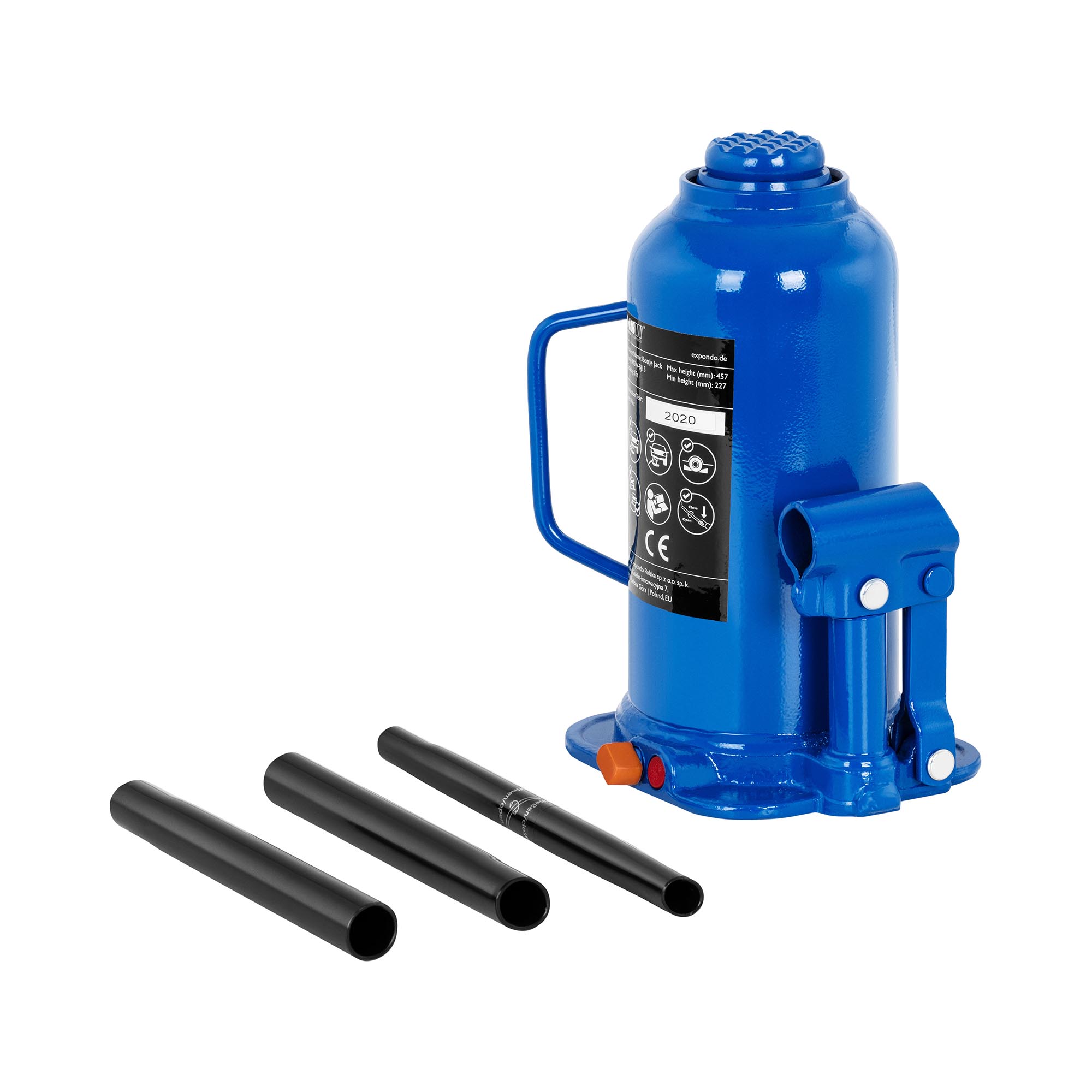 MSW Bottle Jack - hydraulisch - 15 t