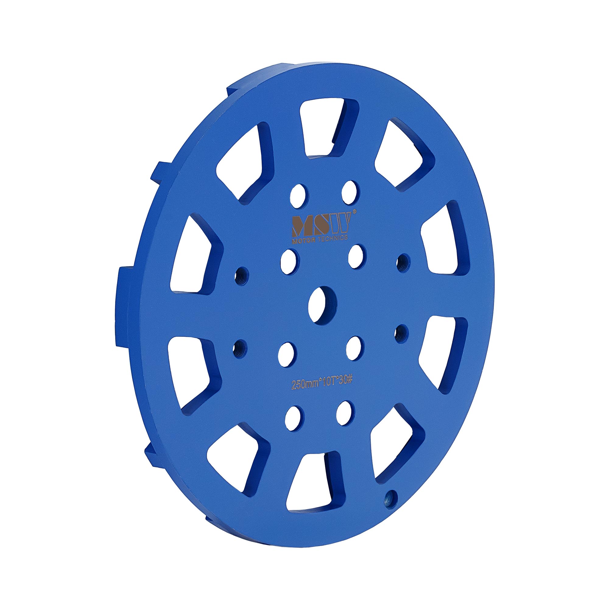 Diamant slijpschijf - diameter: 250 mm - voor beton - korrelgrootte 30 - 10 slijpsegmenten