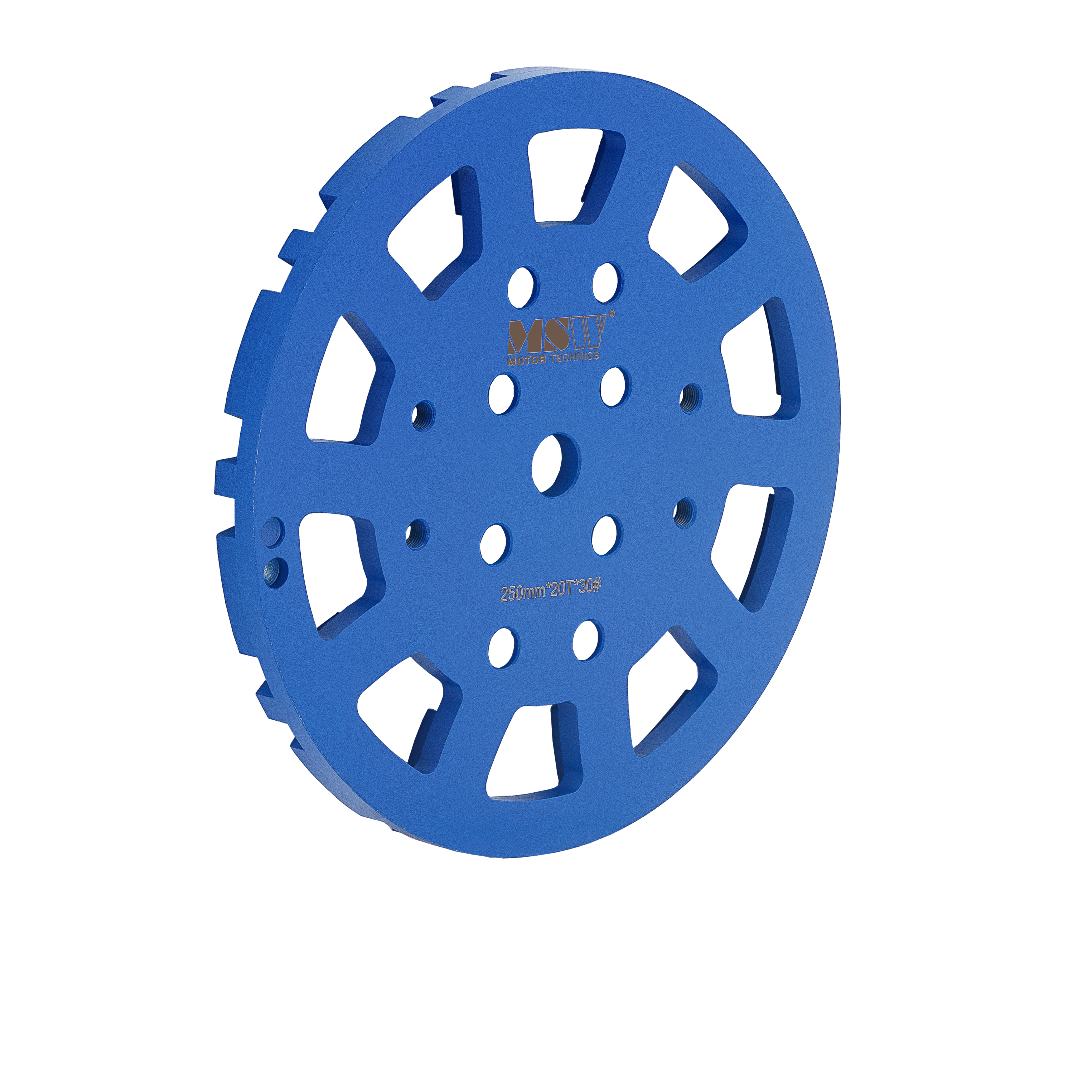 Beton slijpschijf - diameter: 250 mm - voor beton - korrelgrootte 30 - 20 slijpsegmenten