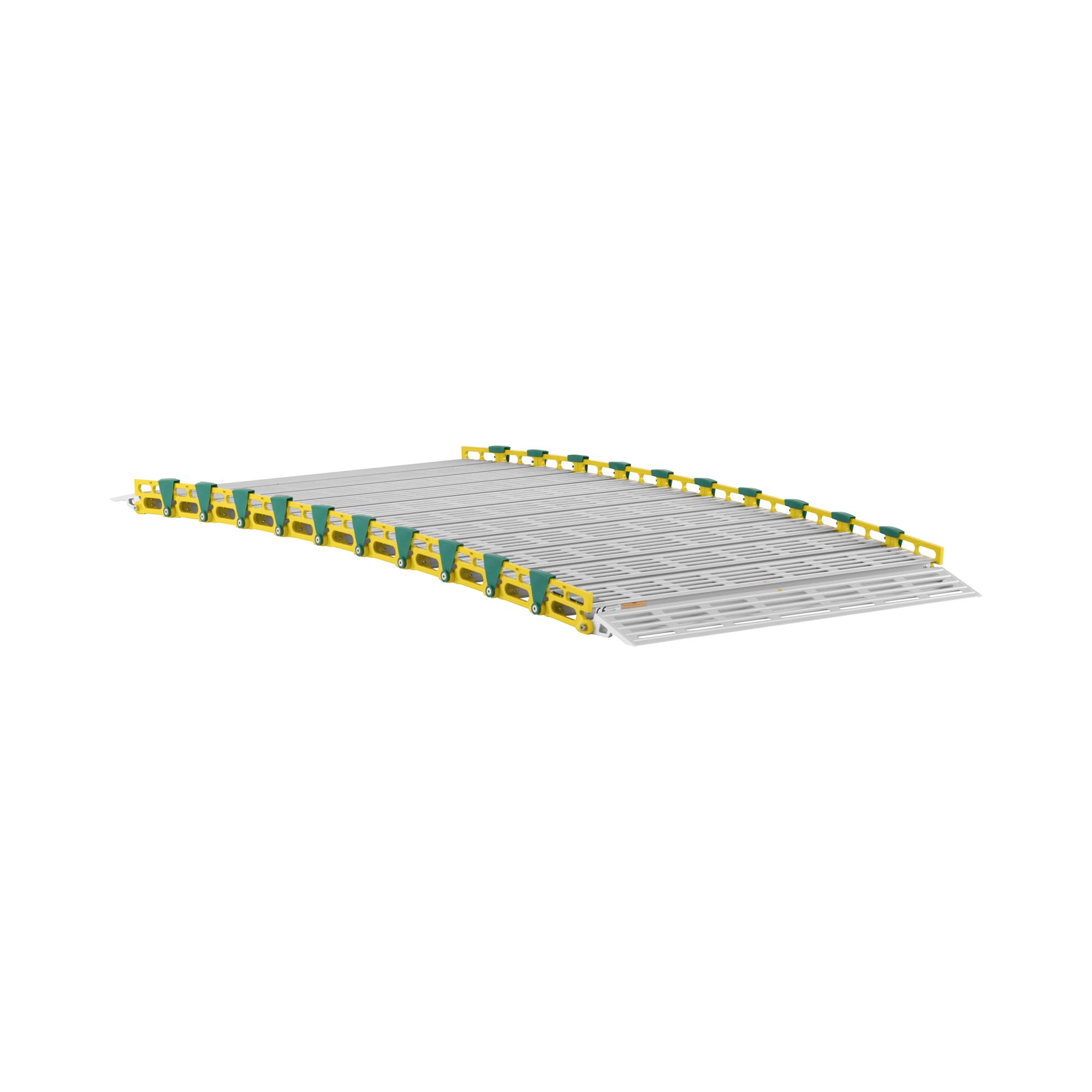 Aluminium oprijplaat - draagbaar - 500 kg - 1965x 914 mm