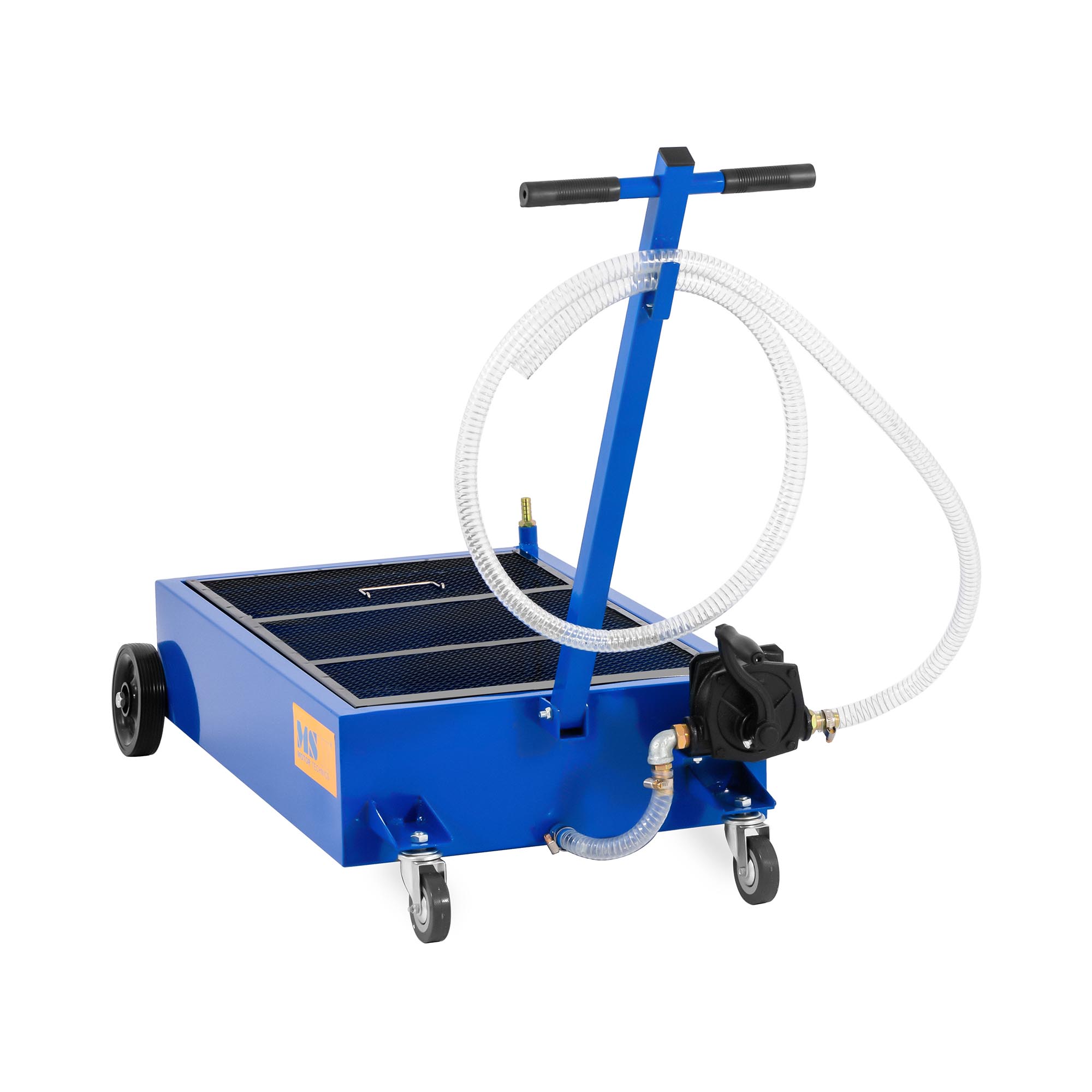 Mobiel Olie verzameltank - 75 L - Handpomp