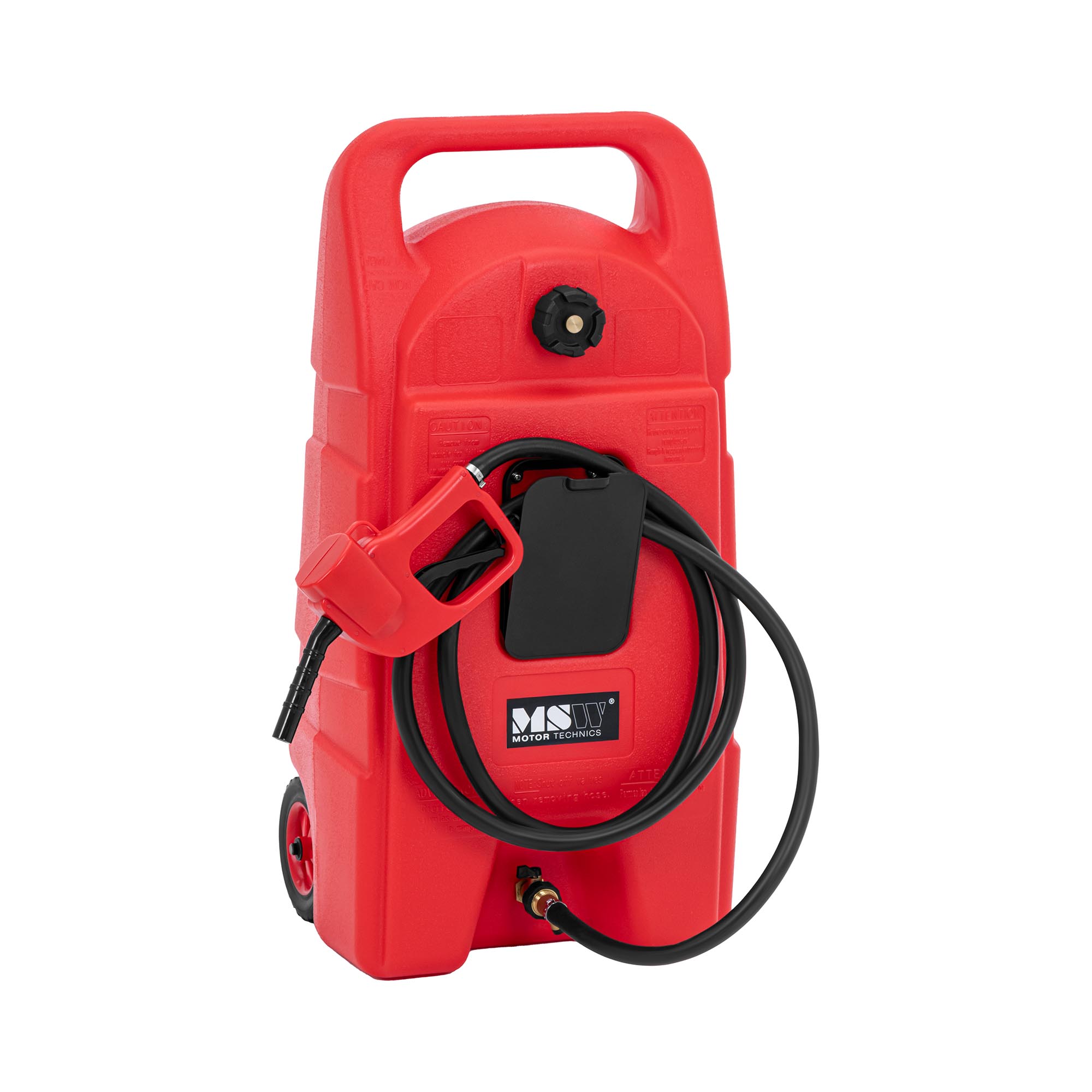 Benzinetank - met kraan en wielen - 53 l