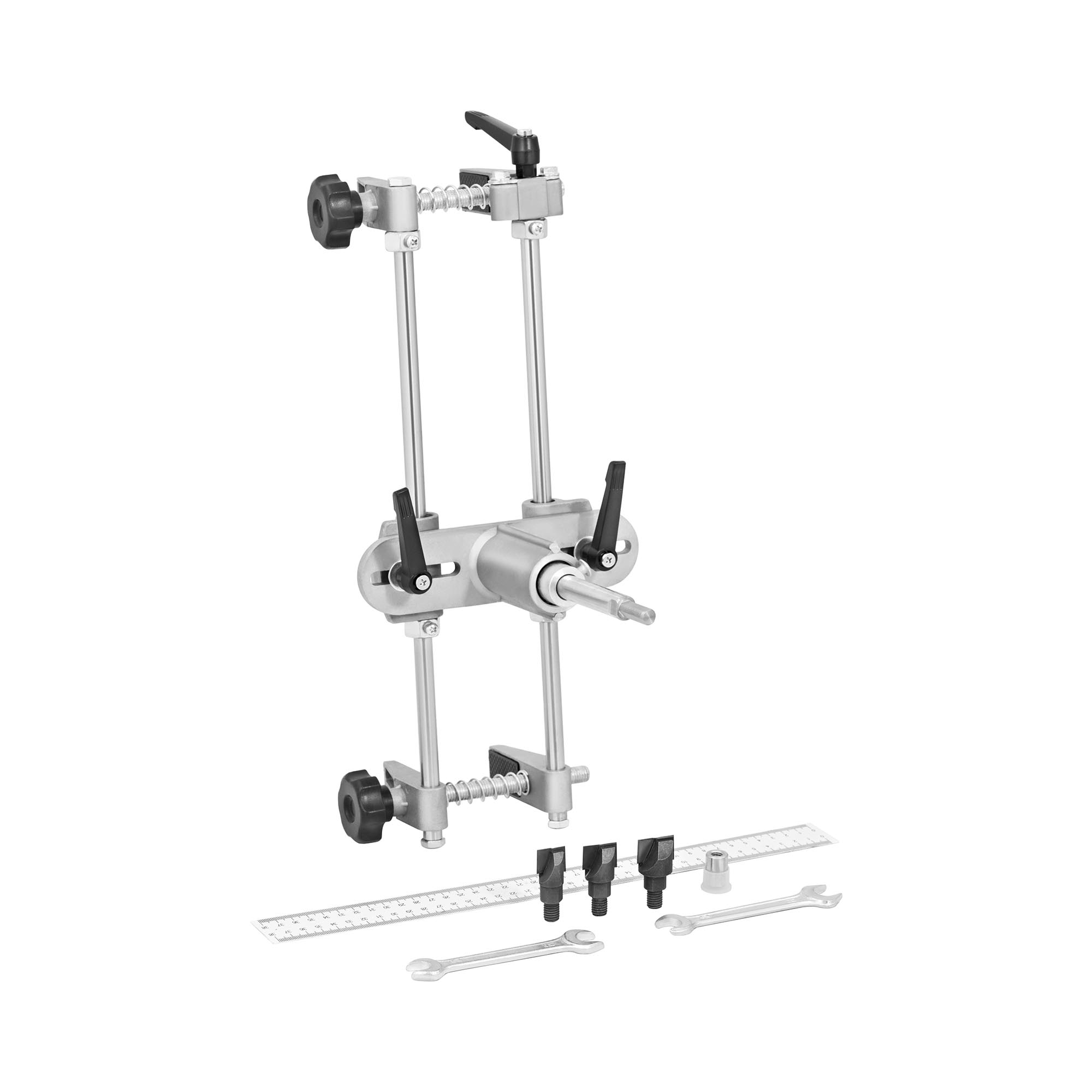 MSW Türschloss-Mortiser - 18/22/24 mm Bohrköpfe - bis 130 mm Bohrtiefe MSW-MOR1