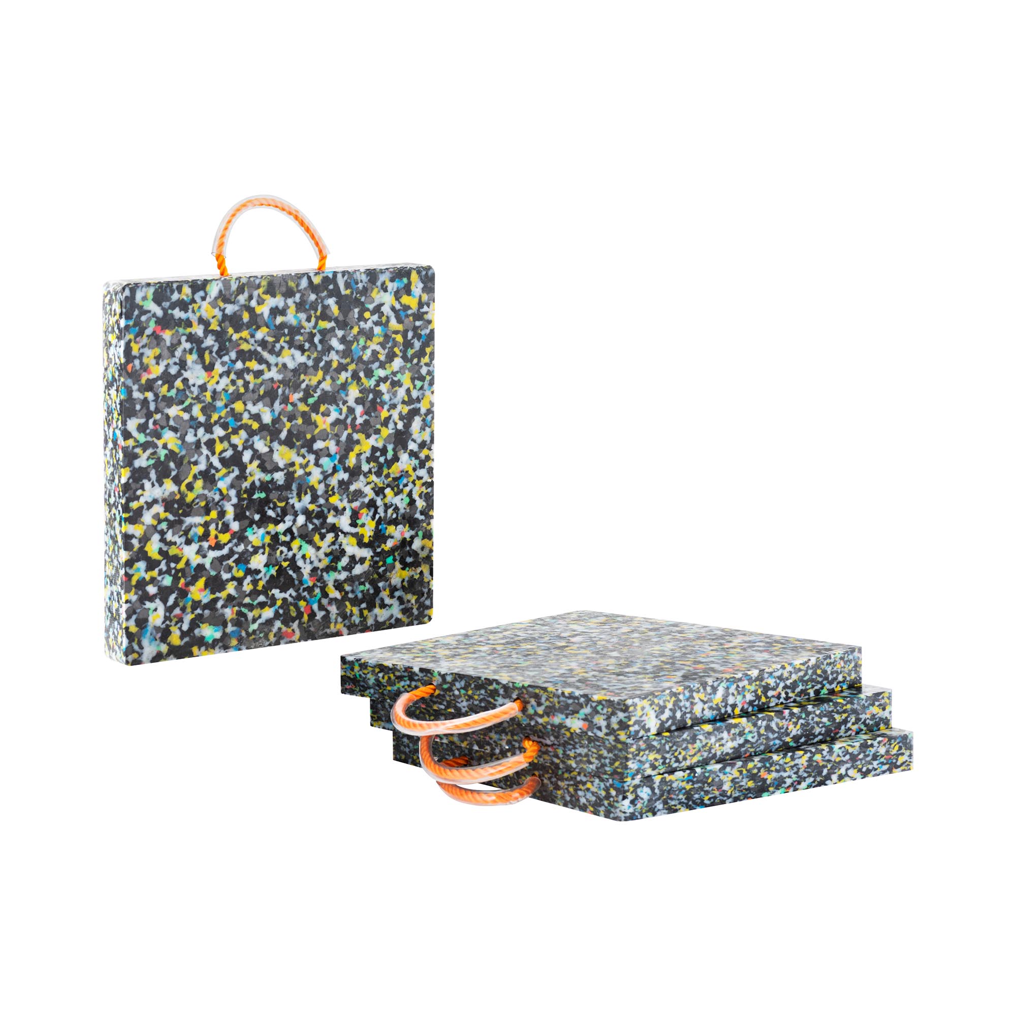 Kraanplaten - 40 x 40 x 4 cm - draagvermogen tot 12.000 kg - 4 stuks
