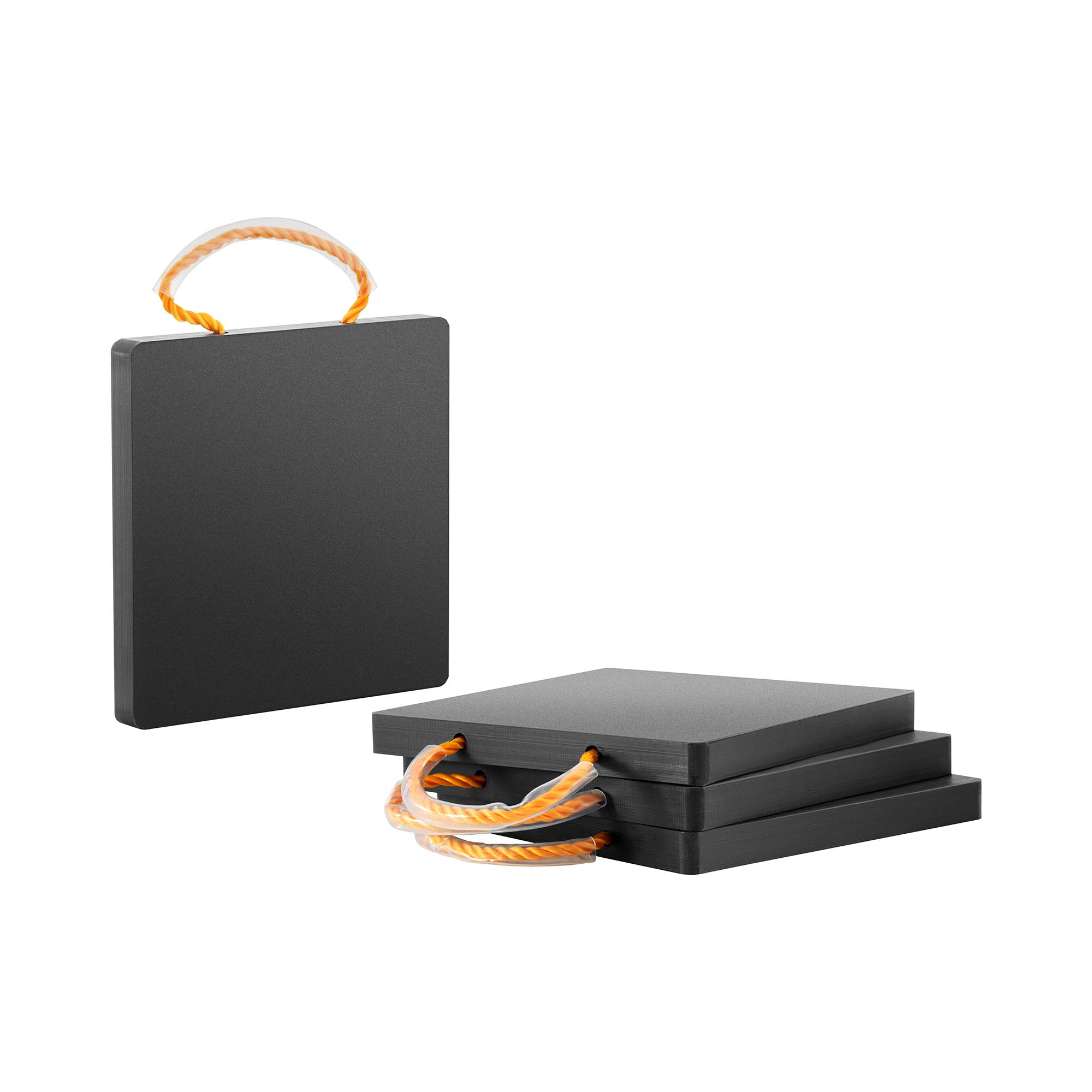 Kraanplaten - 30x30x3 cm - draagvermogen tot 7.000 kg - 4 stuks