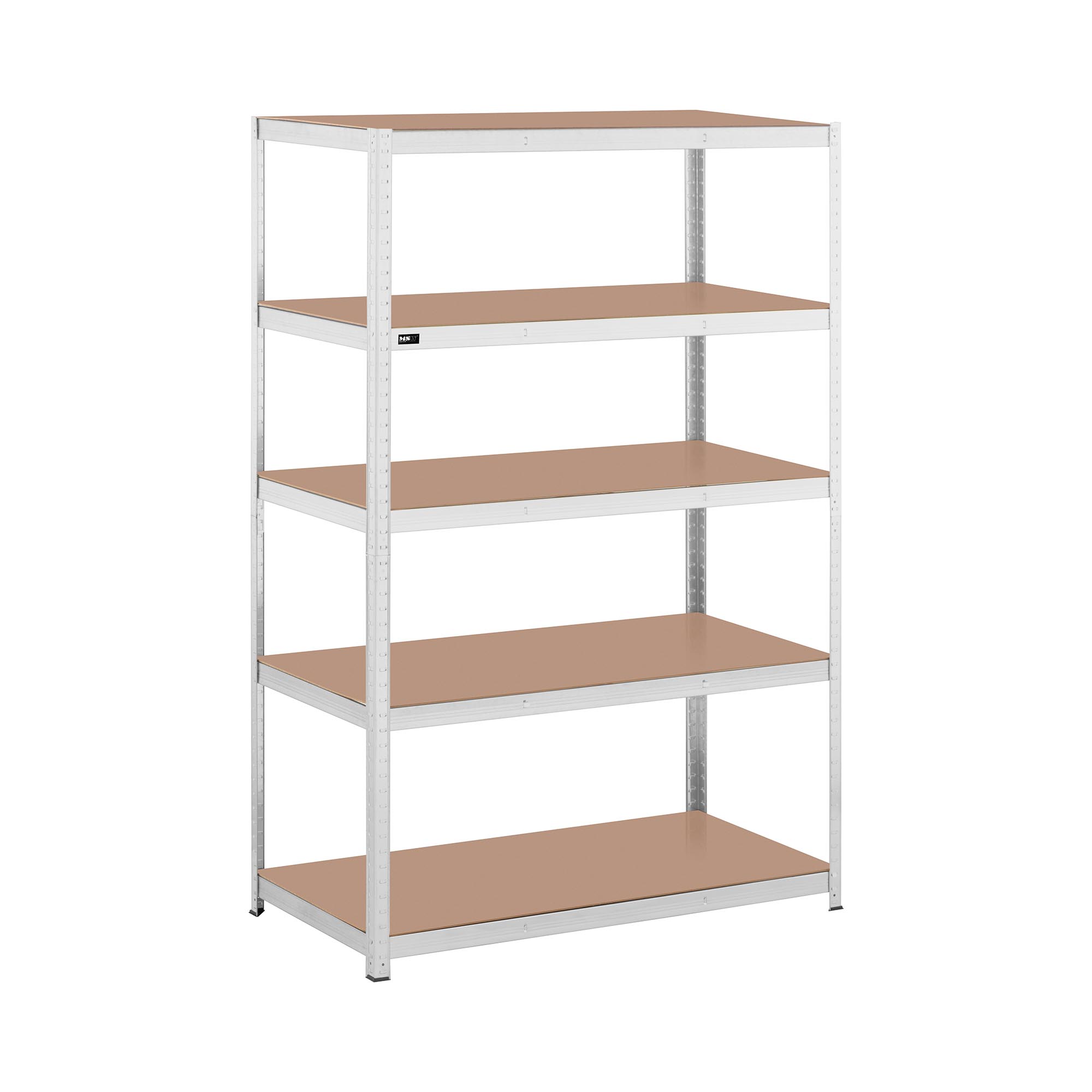 Opbergrek - 120 x 60 x 180 cm - voor 5 x 150 kg - Grijs