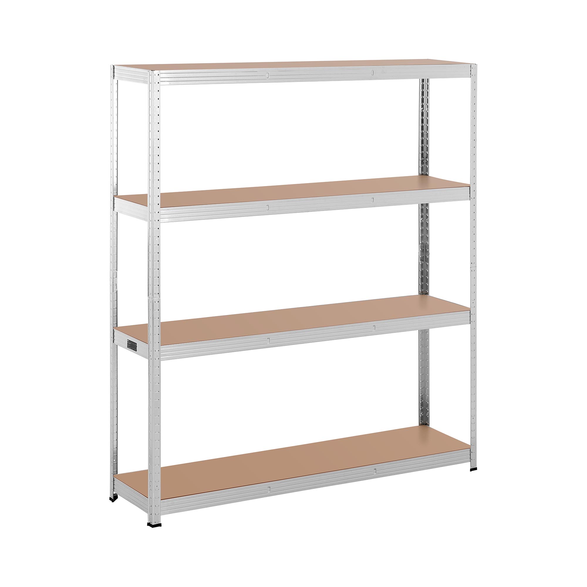 Stellingkast - 160 x 40 x 180 cm - voor 4 x 150 kg - Grijs