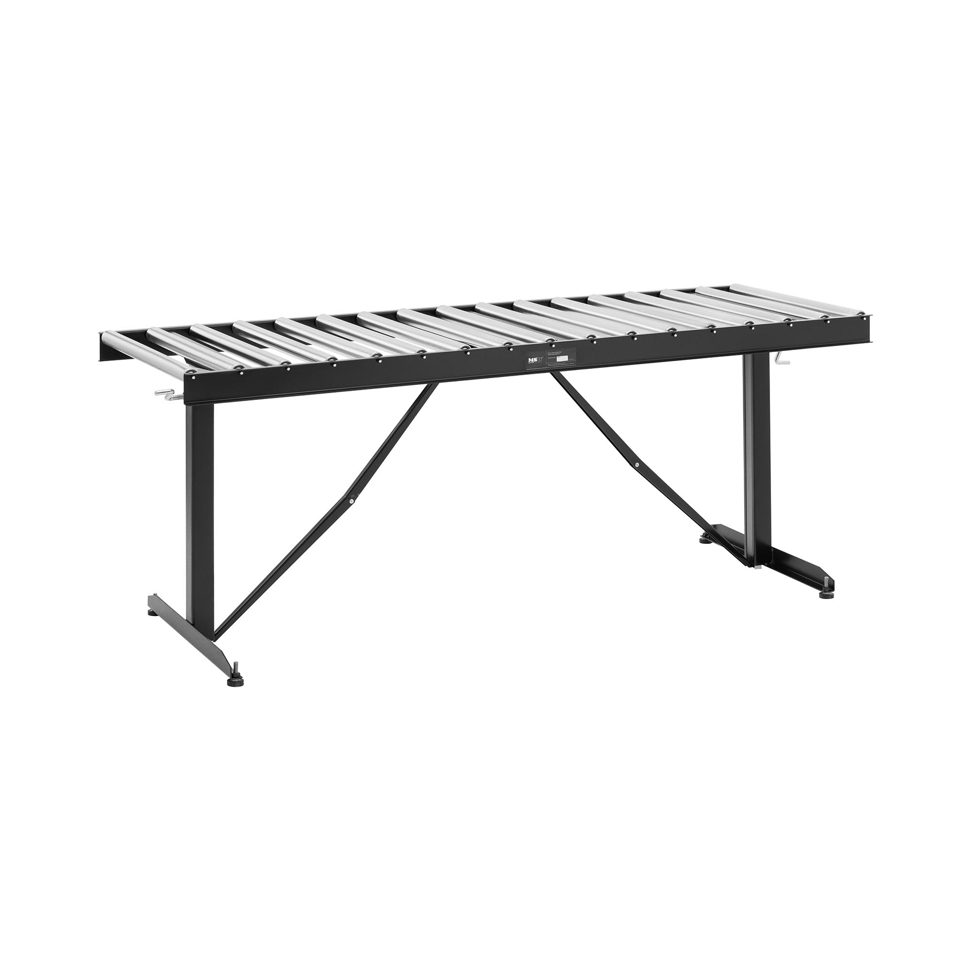 Rollenbaan - 200 kg - 178 x 67 cm - 17 wielen - in hoogte verstelbaar