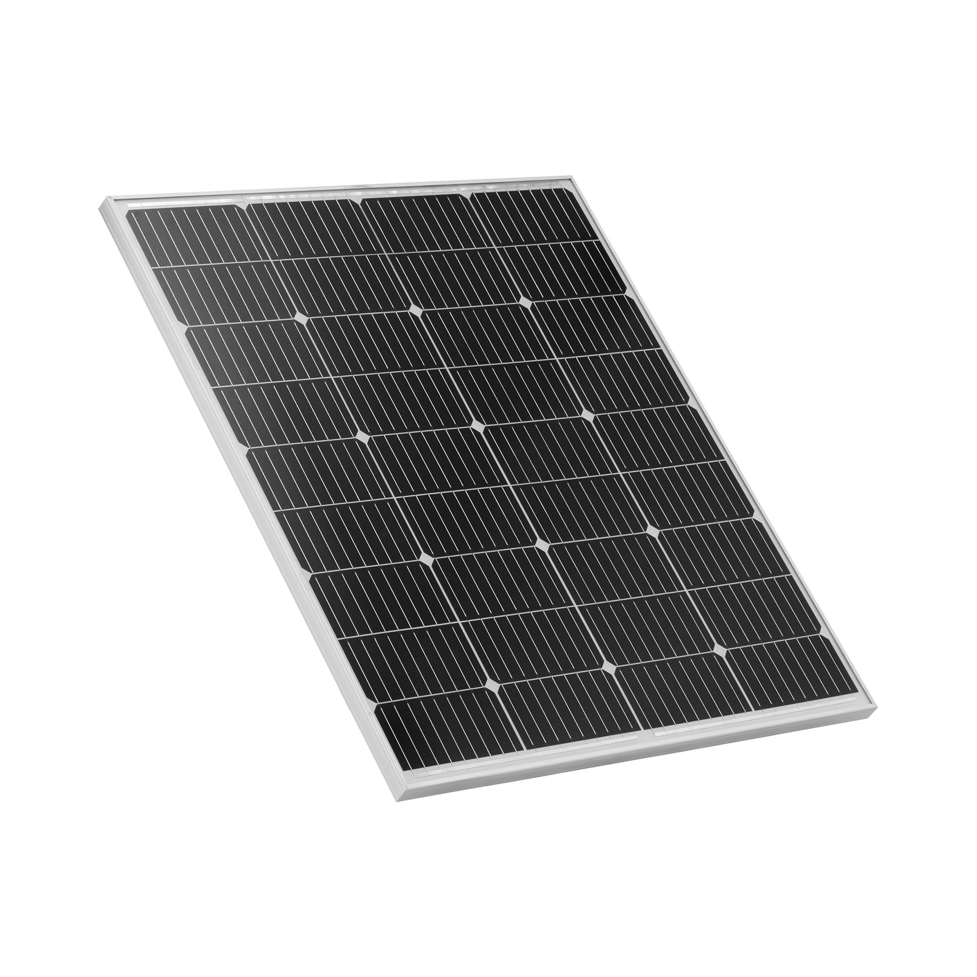 Monokristályos napelem - 100 W - 22.46 V - bypass diódával | MSW
