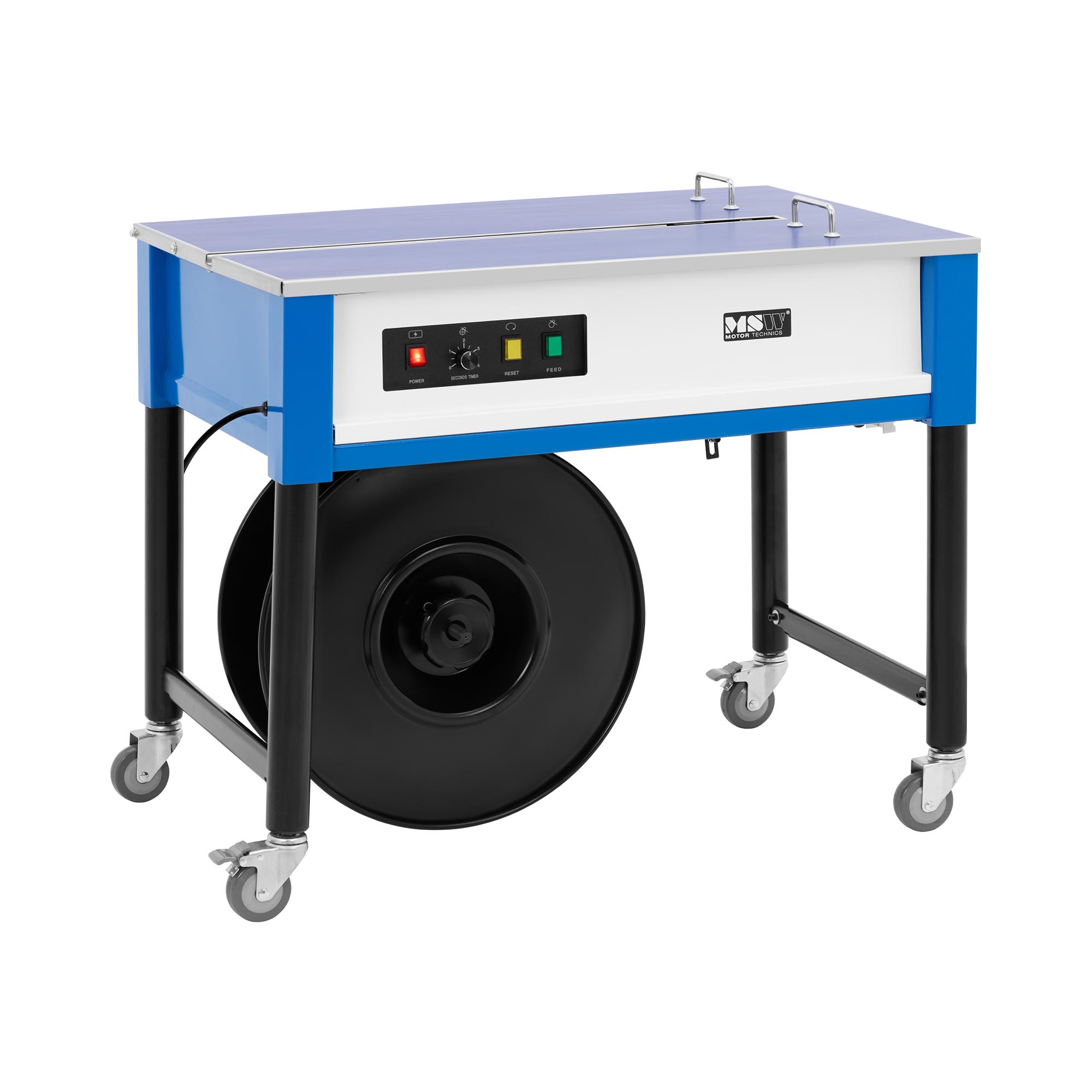 Omsnoeringsmachine - halfautomatisch - 6 - 15 mm bandbreedte - 0,5 - 1 mm banddikte