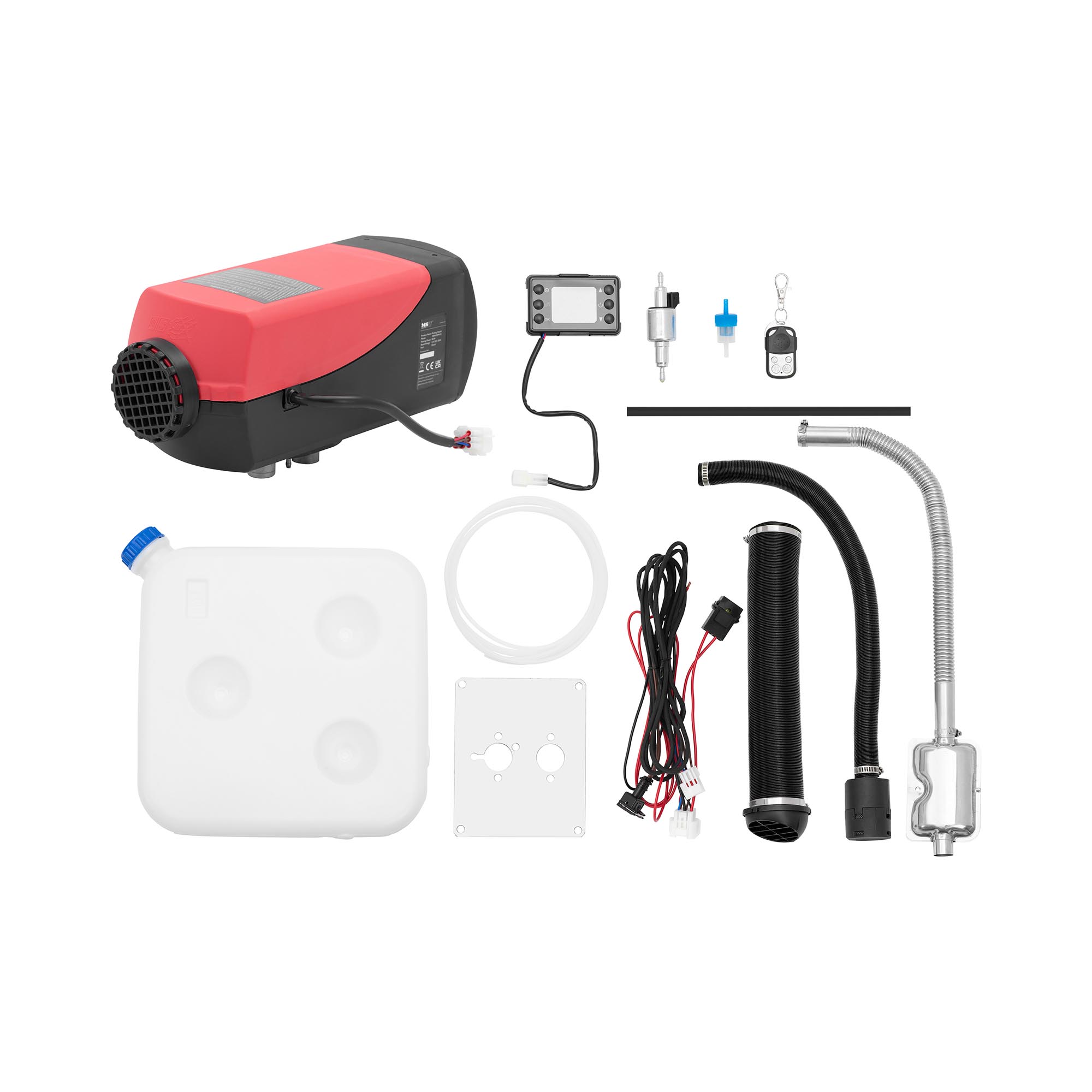 Diesel verwarming - 12 V - 5 kW - tank 10 l