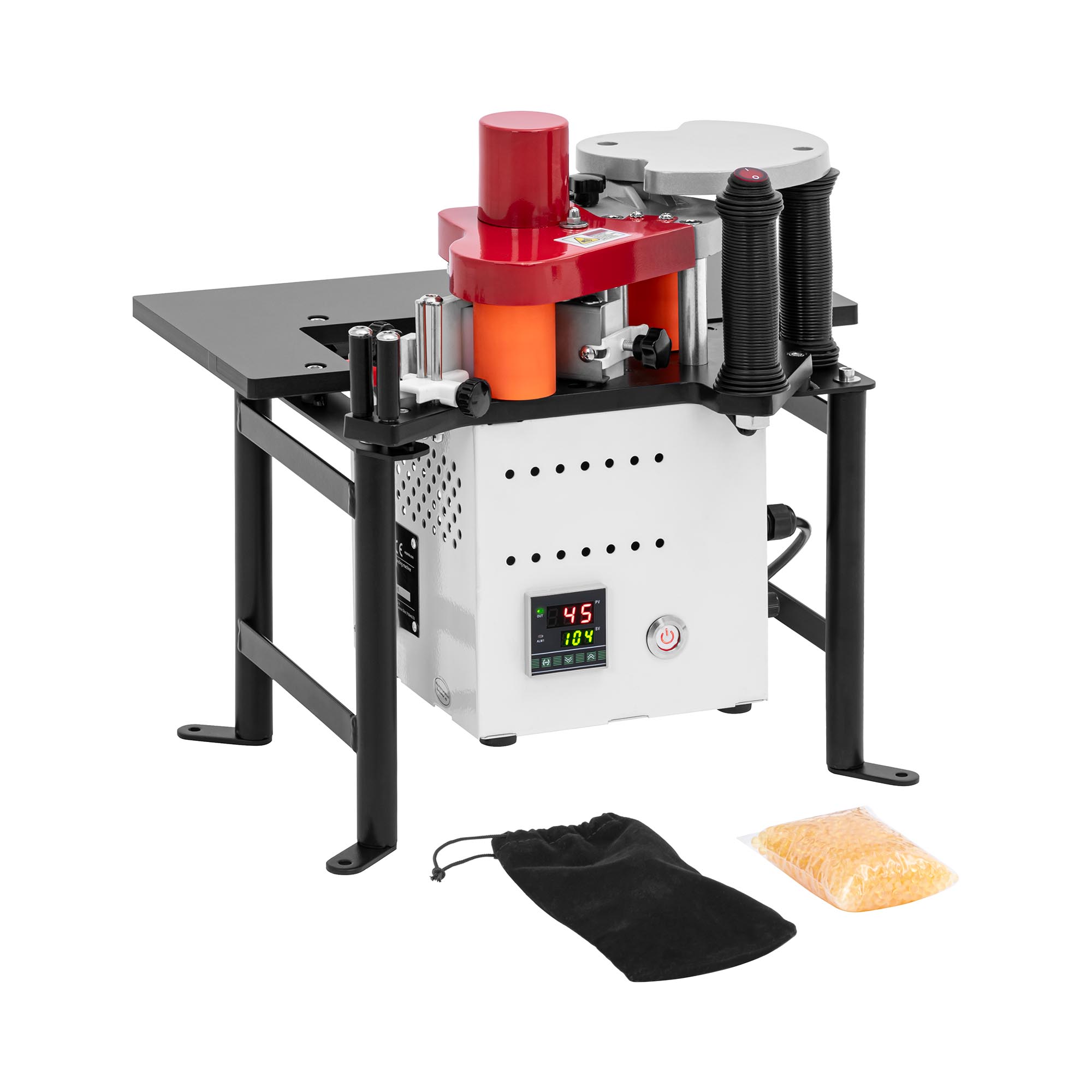 Mobiele kantenaanlijmmachine - 765 W - 5 m/min aanvoersnelheid - 120 - 180 °C